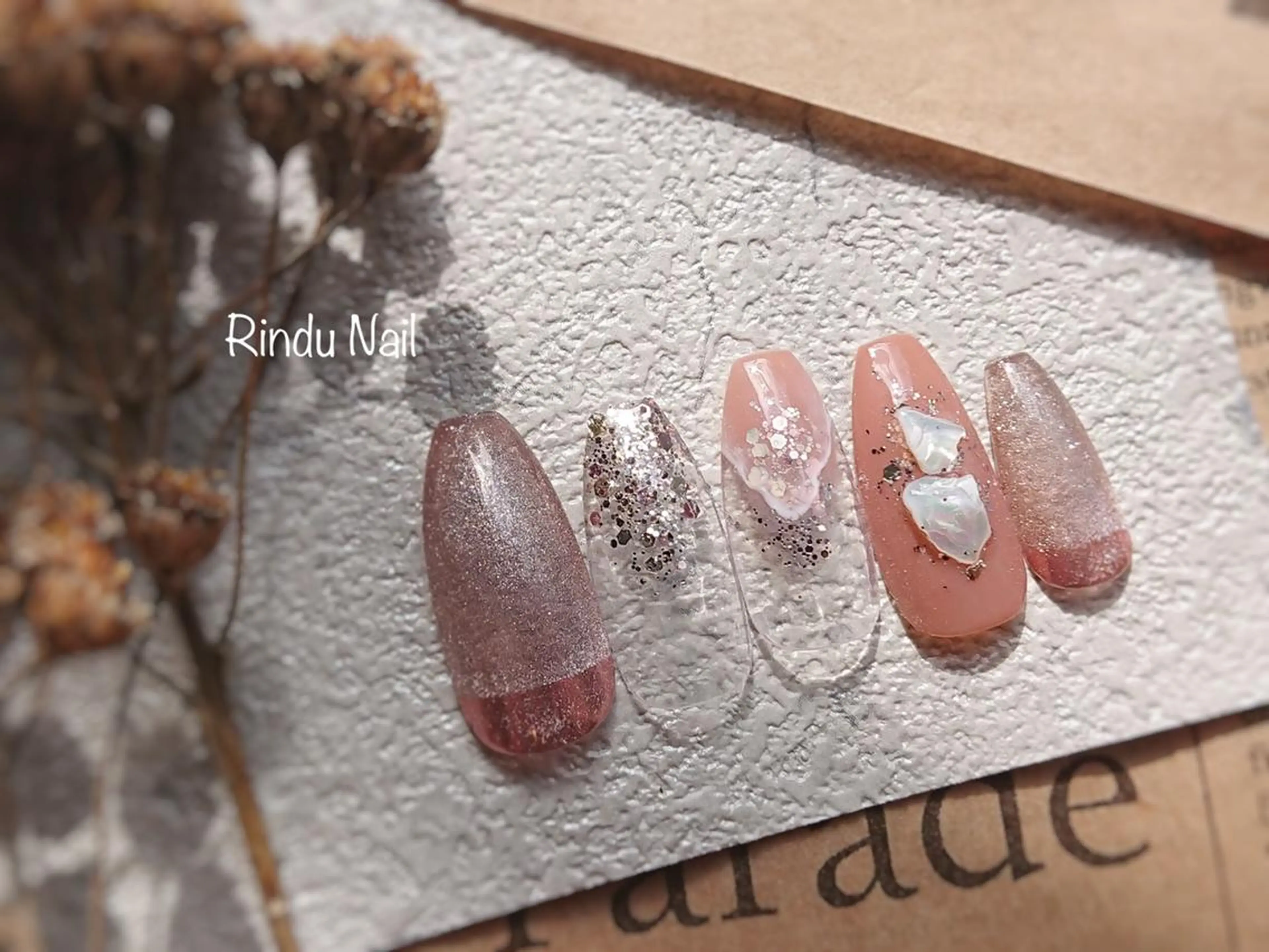 ネイル ニュアンスネイル Rindu Nail 名駅miniのネイルデザイン