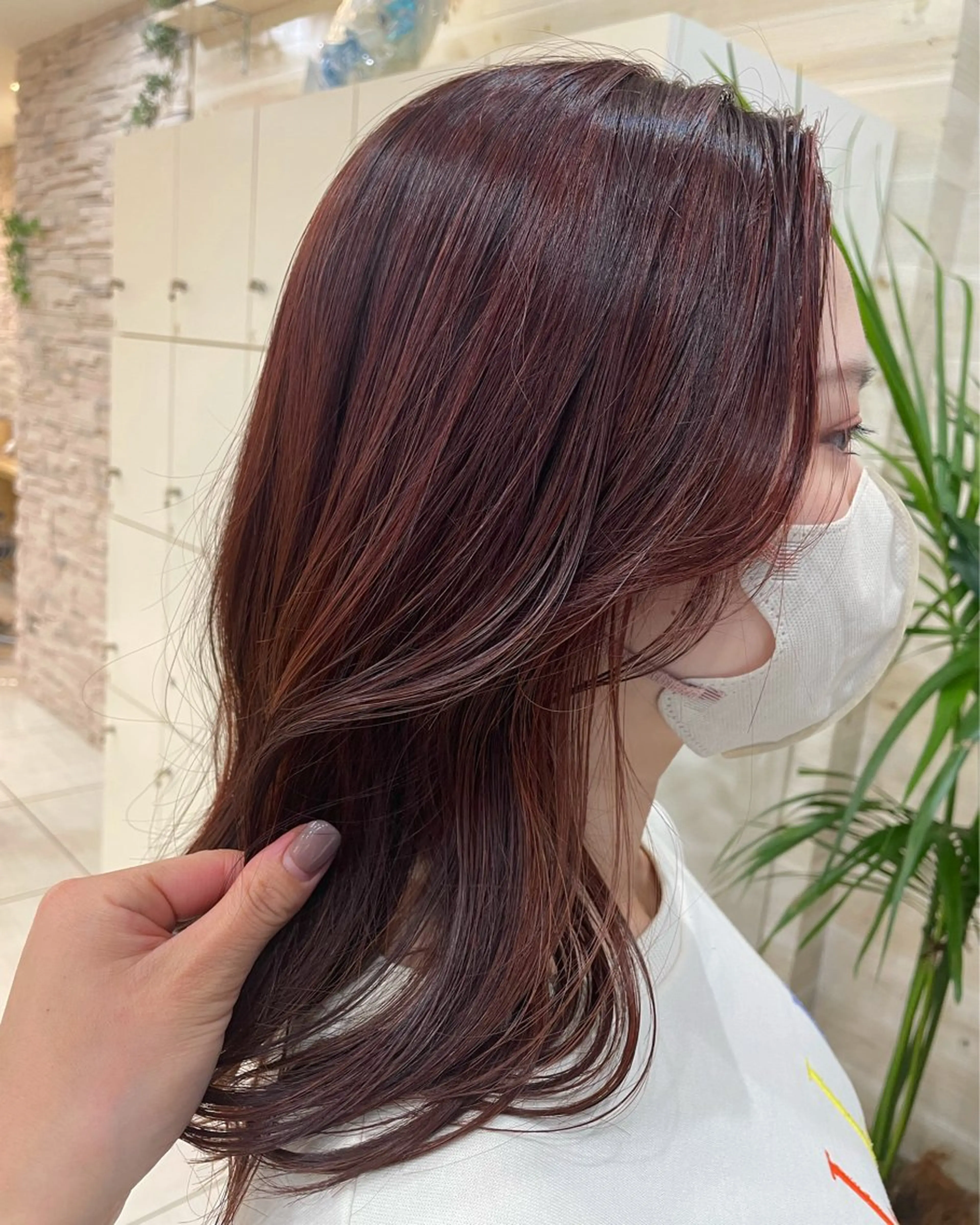 ミディアム ハイライト カット ヘアカラー 田野倉NEXT店 美髪ニストのヘアスタイル