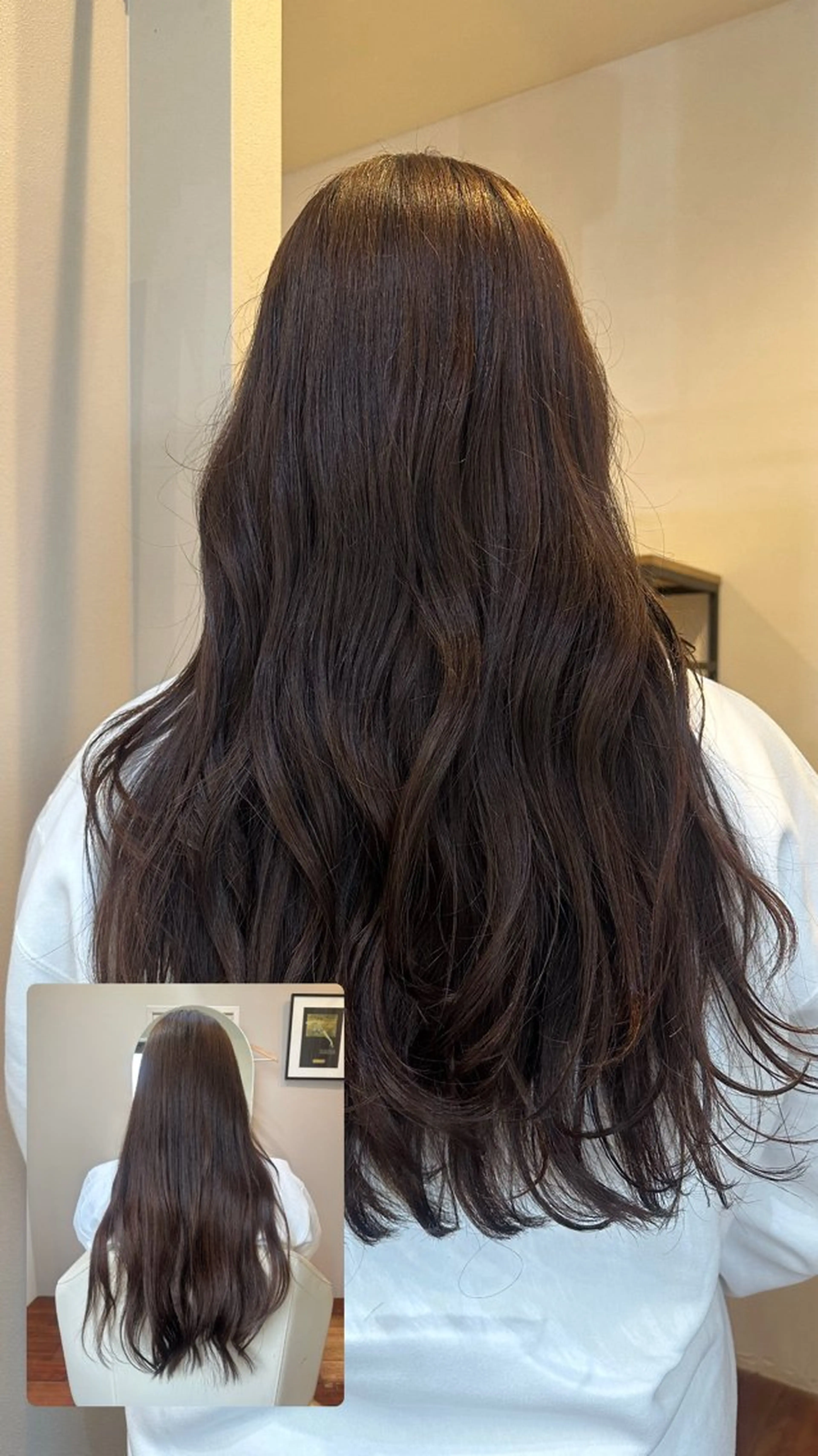 ロング レイヤーカット momo 札幌美容師のヘアスタイル