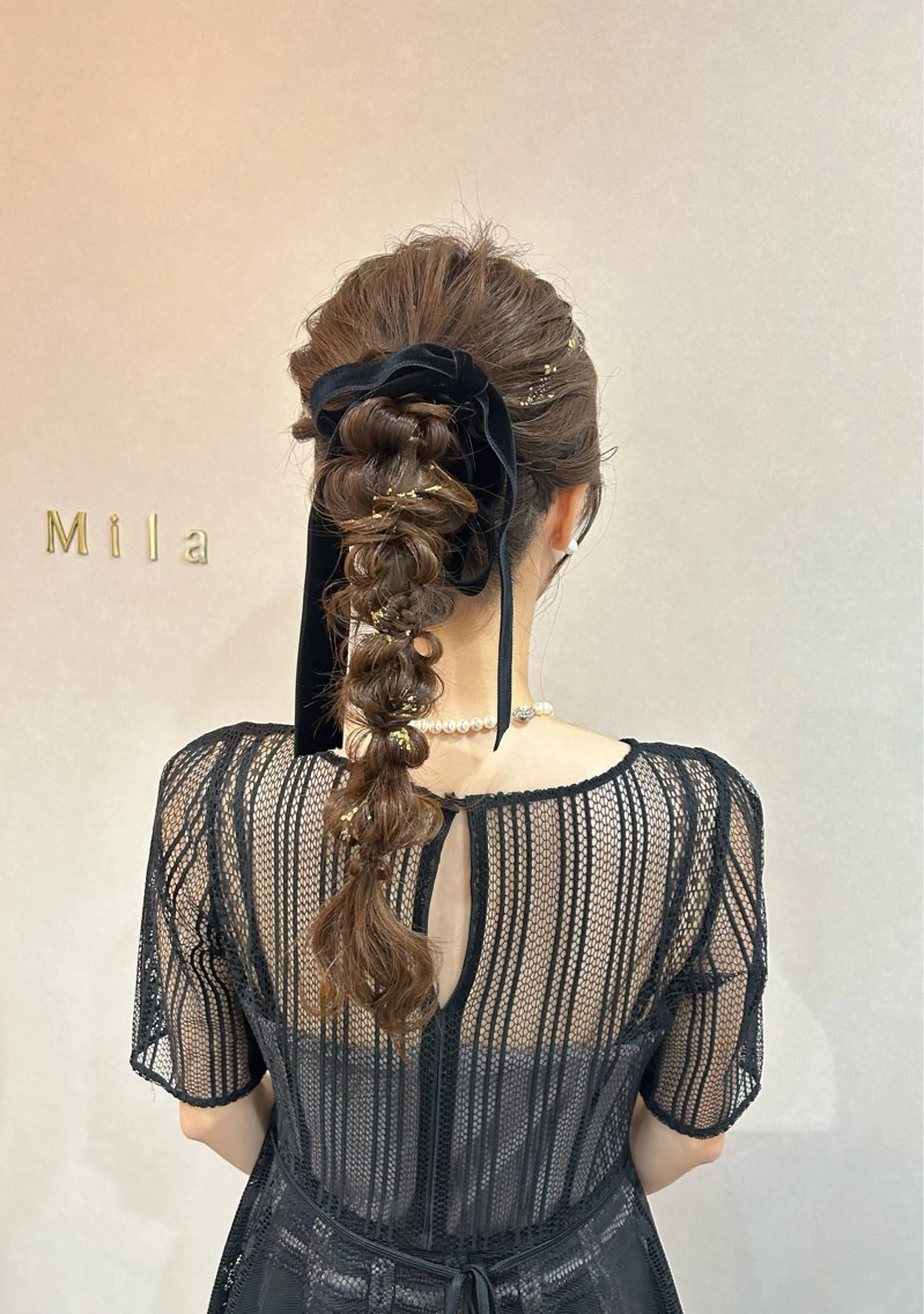ロング ヘアセット Mila Hazukiのヘアスタイル