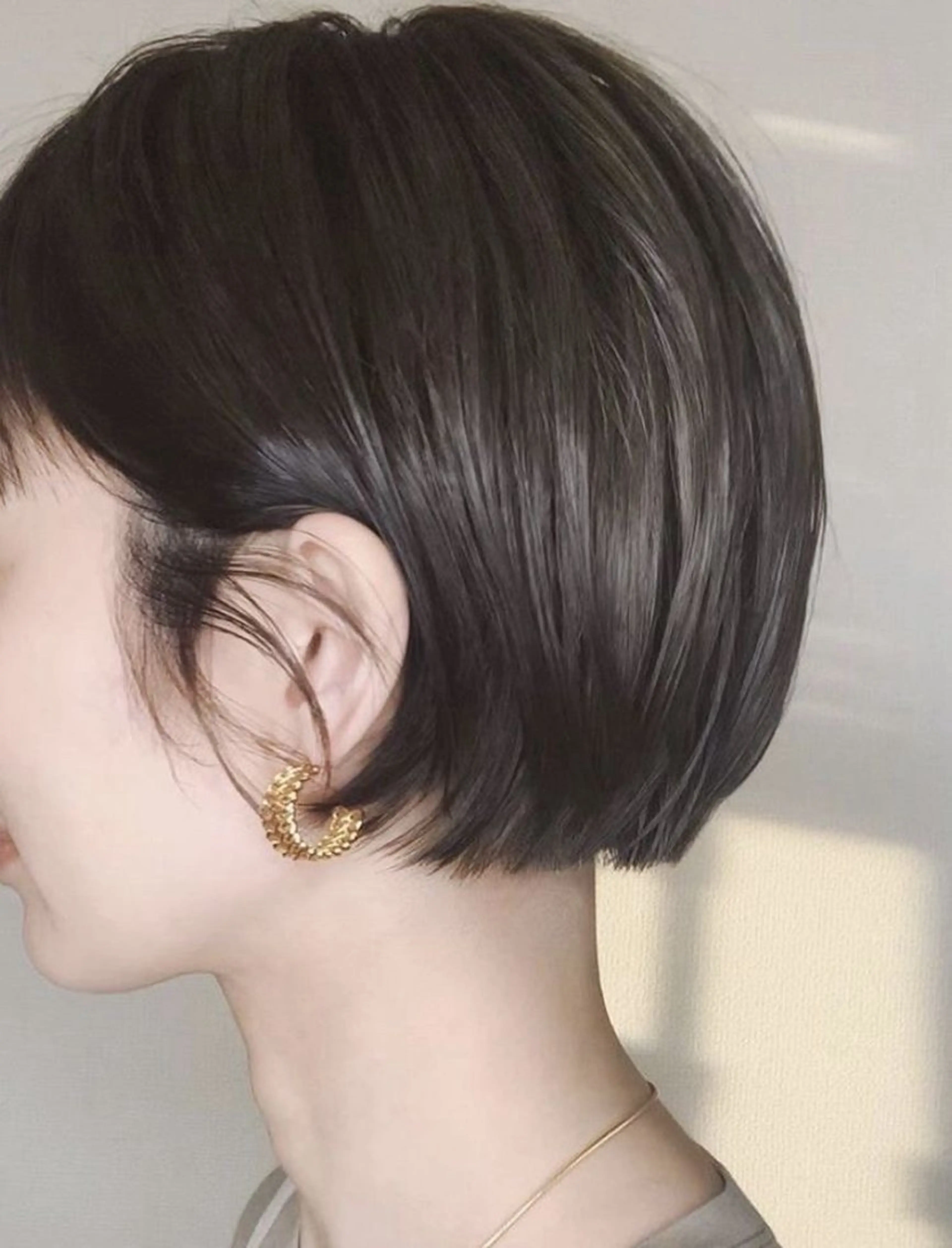 ショート ショートボブ ボブ ショートヘア リリカ🐈‍⬛ブリー チカラー/上永谷のヘアスタイル