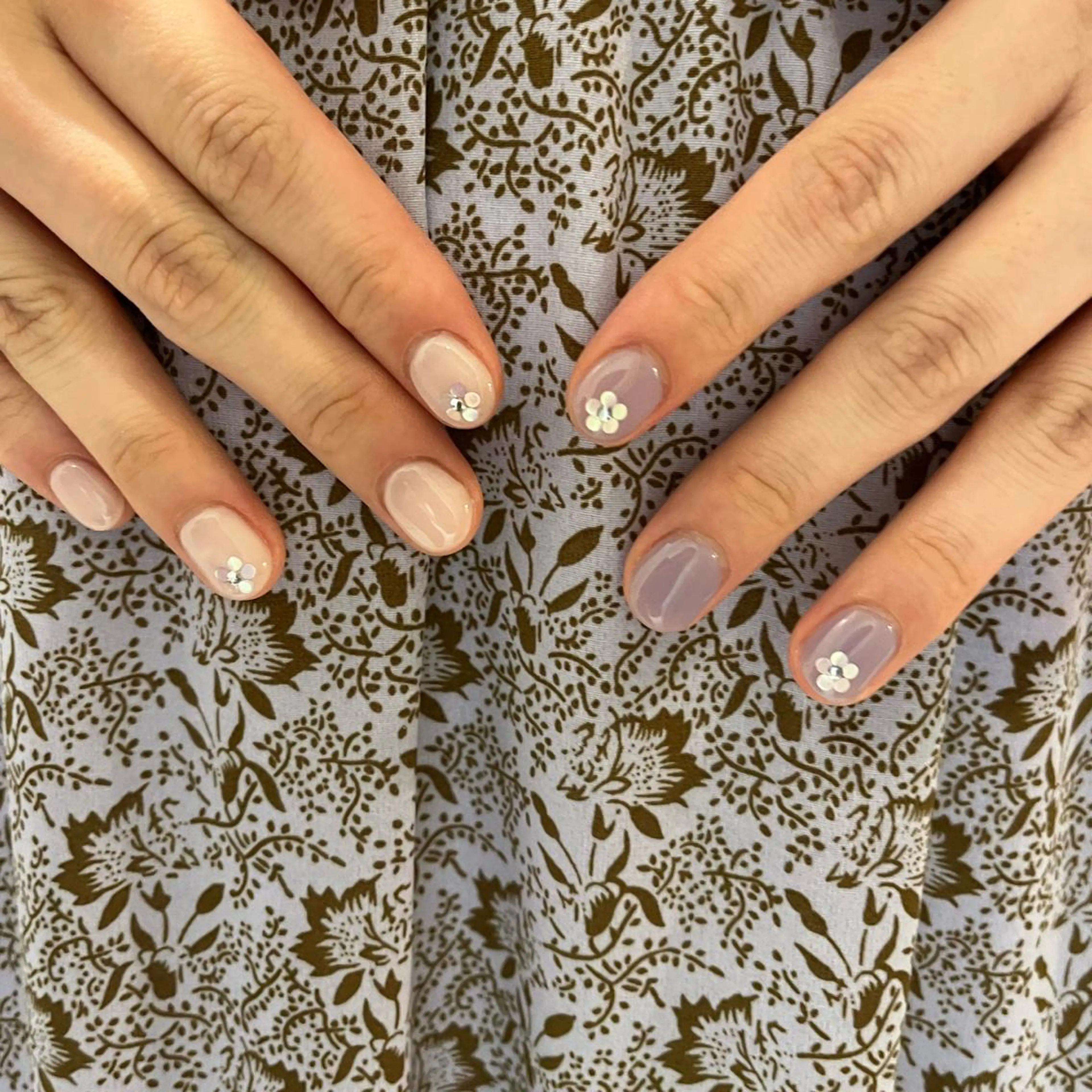 ネイル シンプルネイル ハンドネイル Momone /渋谷/パラジェルのネイルデザイン