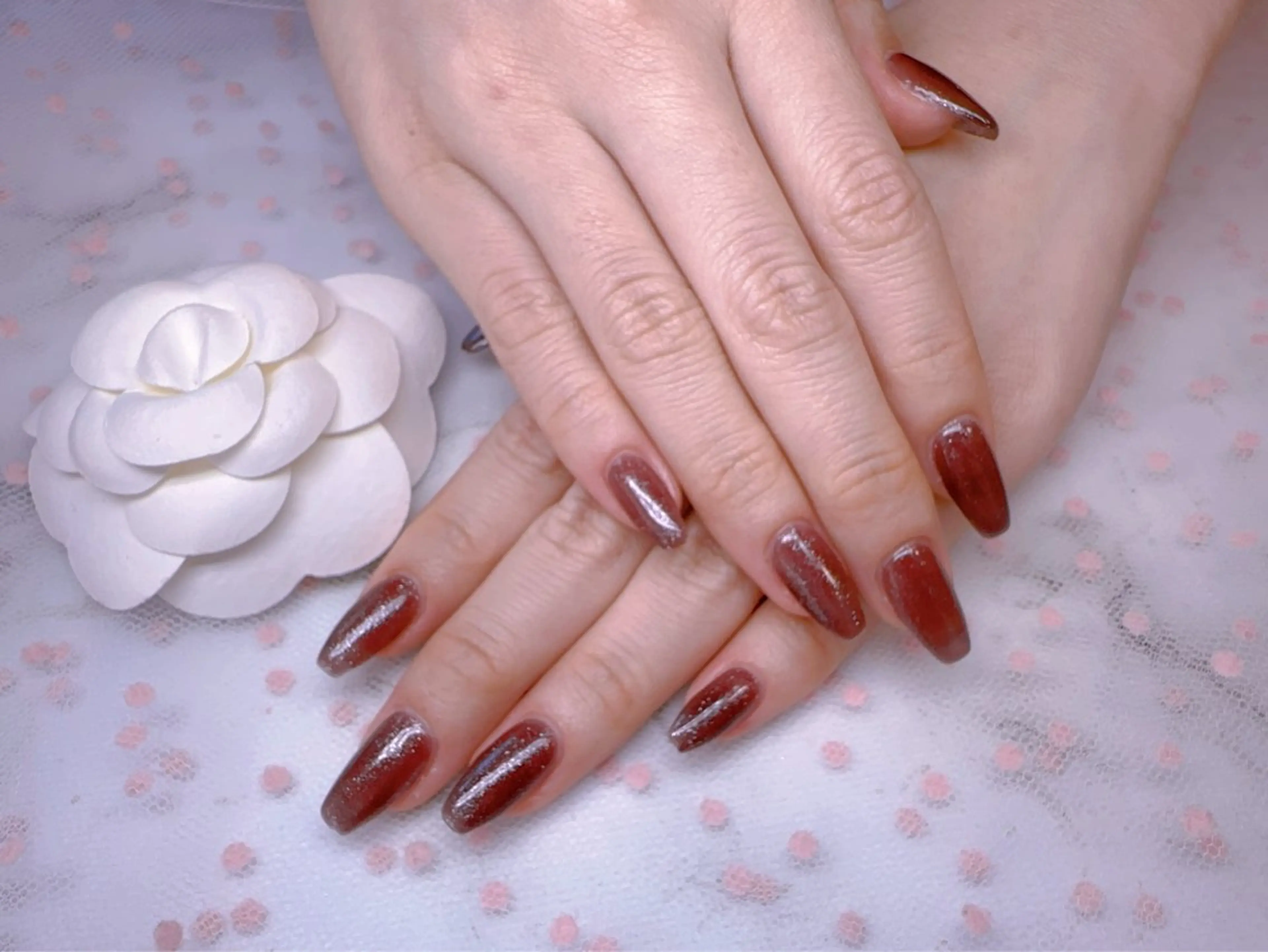 ネイル オーロラネイル フットネイル 韓国ネイル ラメ(グリッター) ラメグラデーション ハンドネイル Belle nail salon 新小岩のネイルデザイン