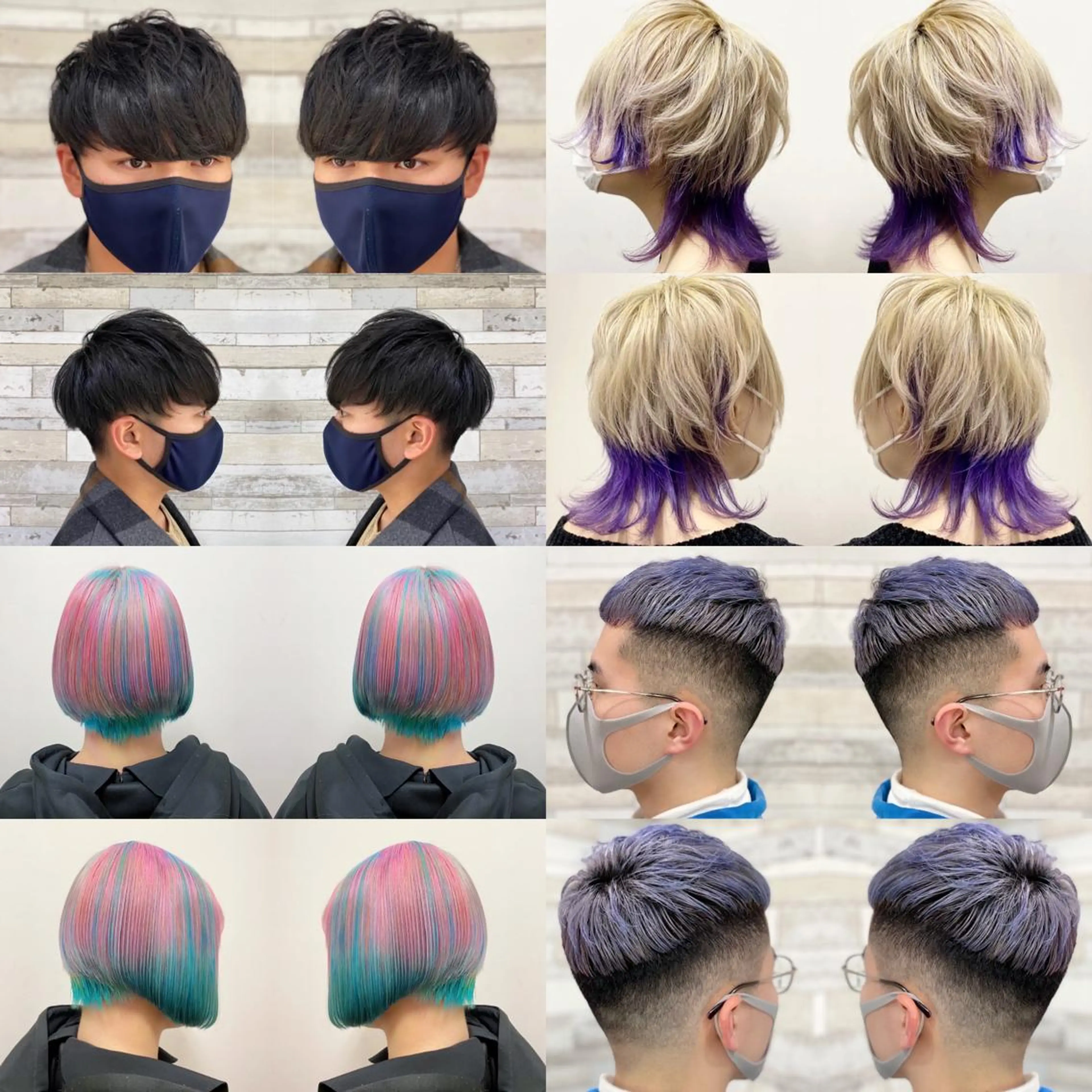 ショート カラー メンズ "PEPPU "所属・派手髪、ハイトーン ショートヘアShinのヘアスタイル