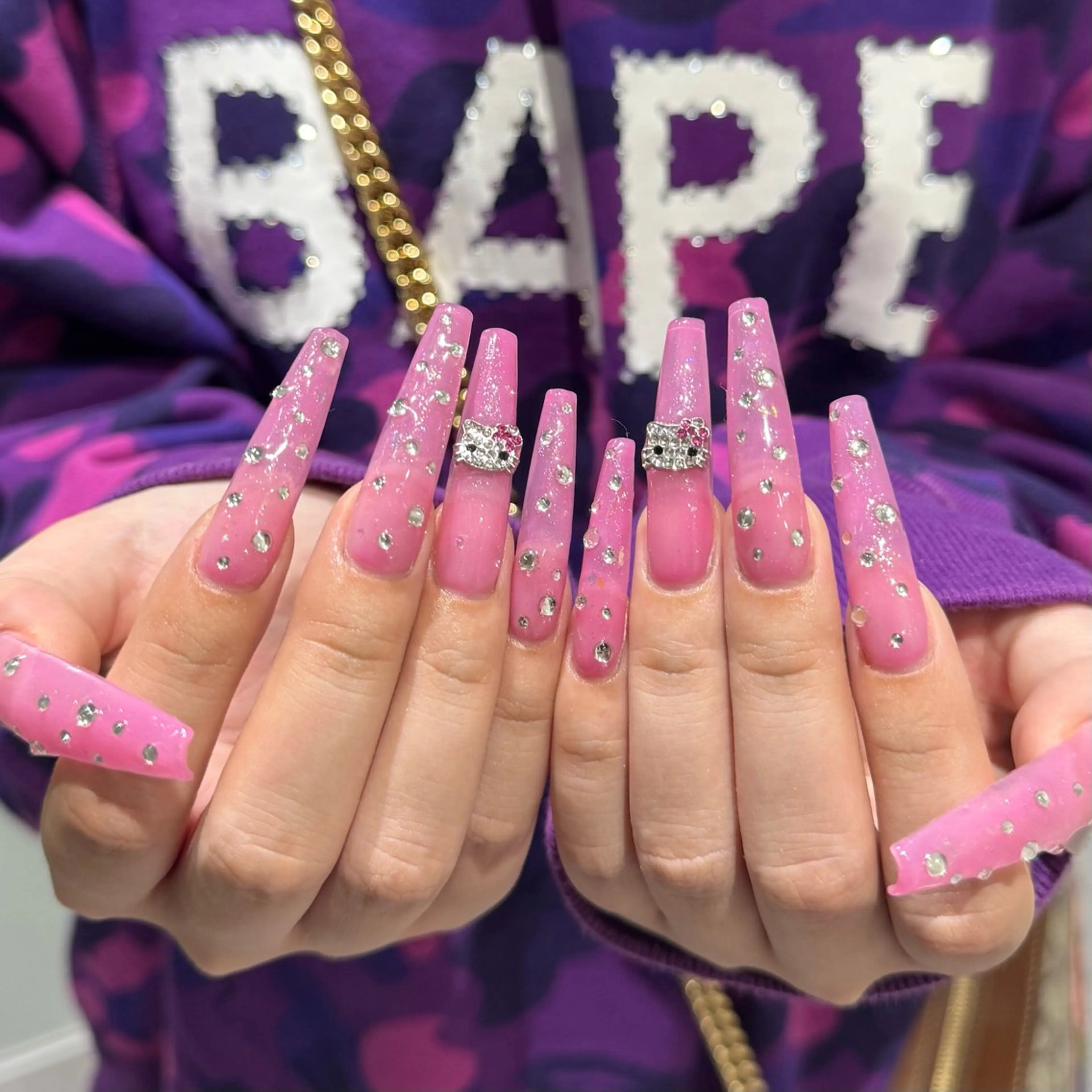 ネイル ロングネイル ハンドネイル IROHA NAIL 北村菜帆のネイルデザイン