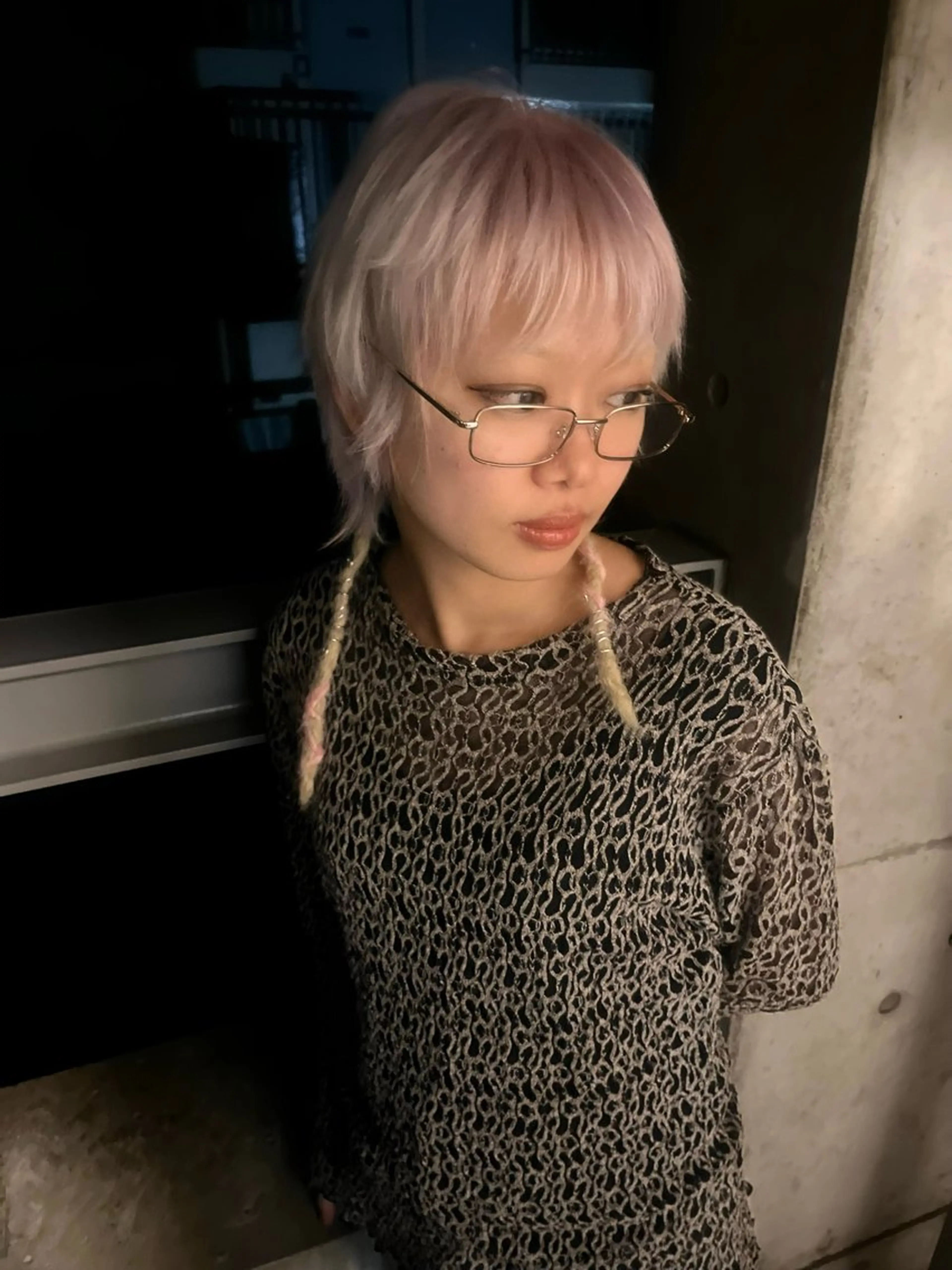 カラー ヘアアレンジ レッドカラー MEYHAIR/CURLYS所属・IO/ブリーチカラー /メンズヘアのヘアスタイル