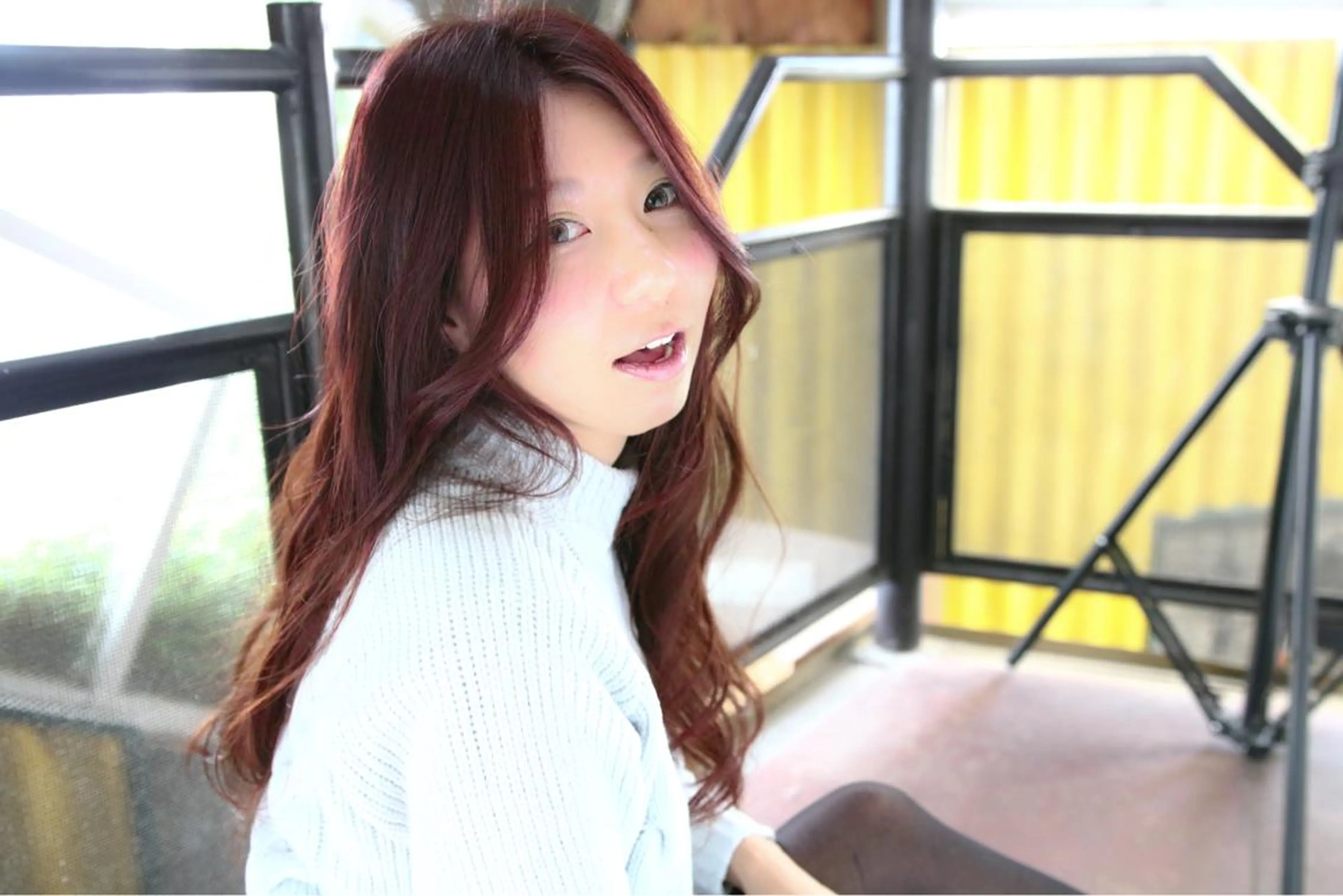 ロング カラー レイヤーカット Hair  Design Lima所属・中村 海のヘアスタイル