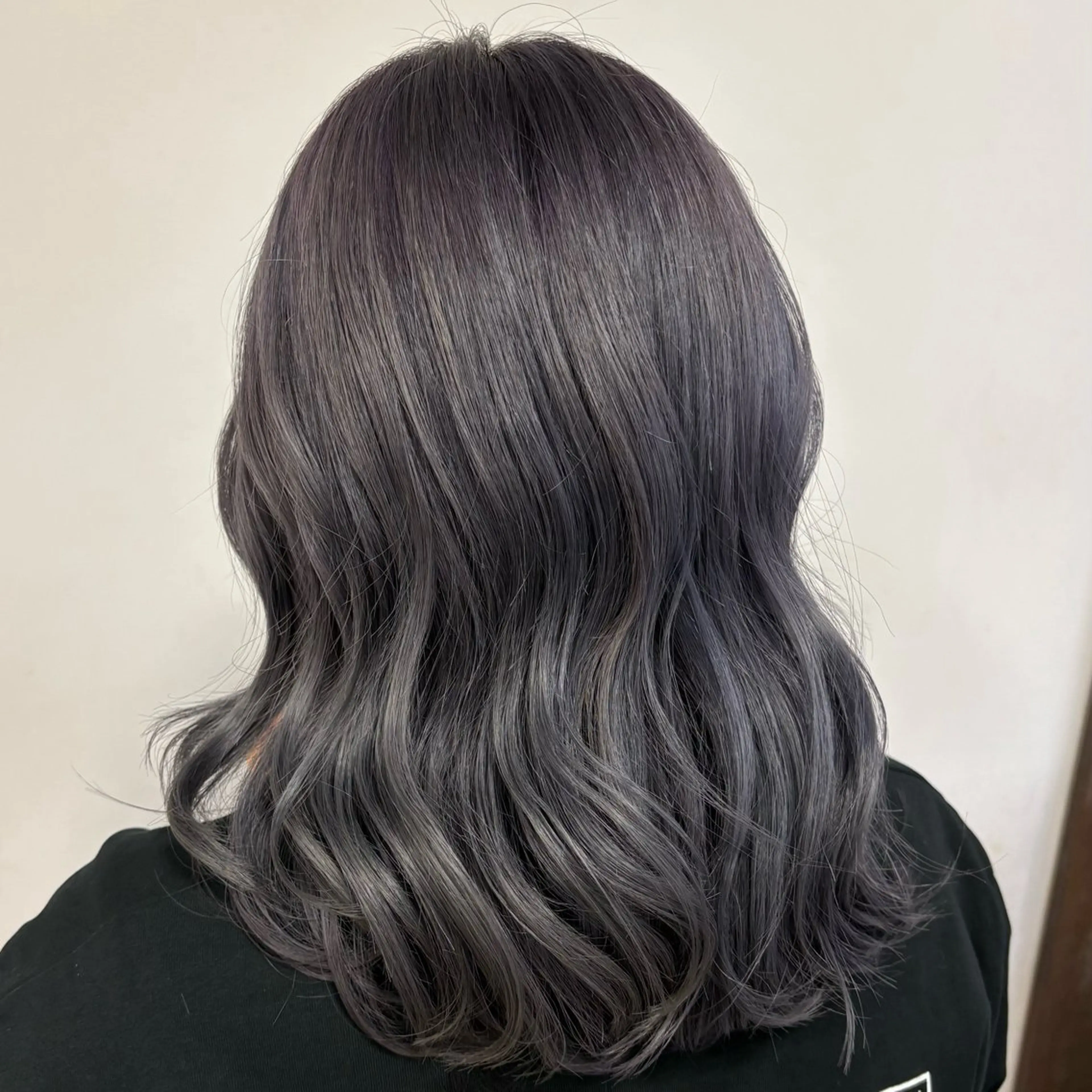 セミロング カット ヘアカラー トリートメント 艶カラー/ レイヤー/あいりのヘアスタイル