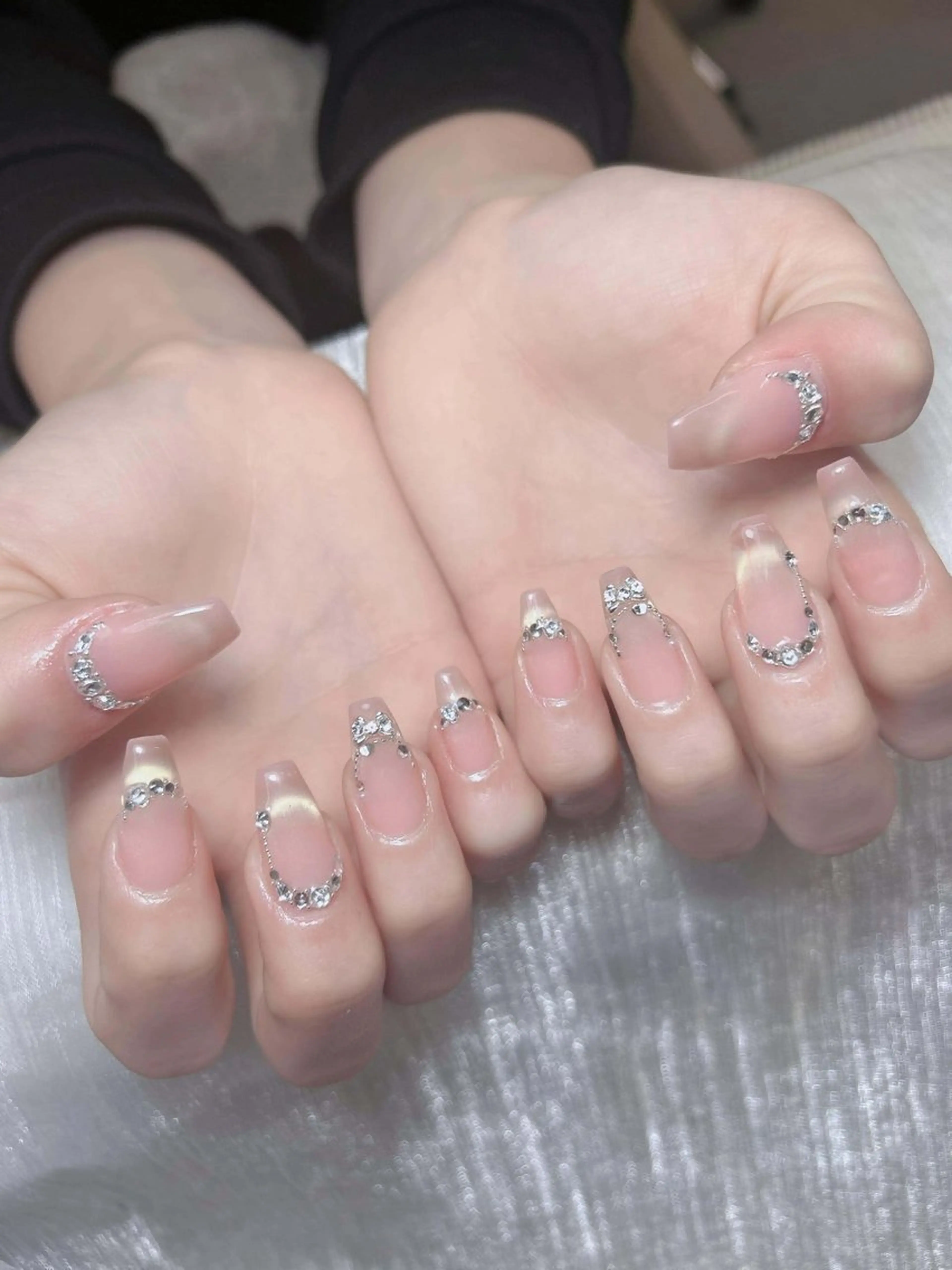 ネイル オーロラネイル チークネイル フットネイル フレンチネイル ハロウィン ハンドネイル Lumi Nail 新大久保3‘のネイルデザイン