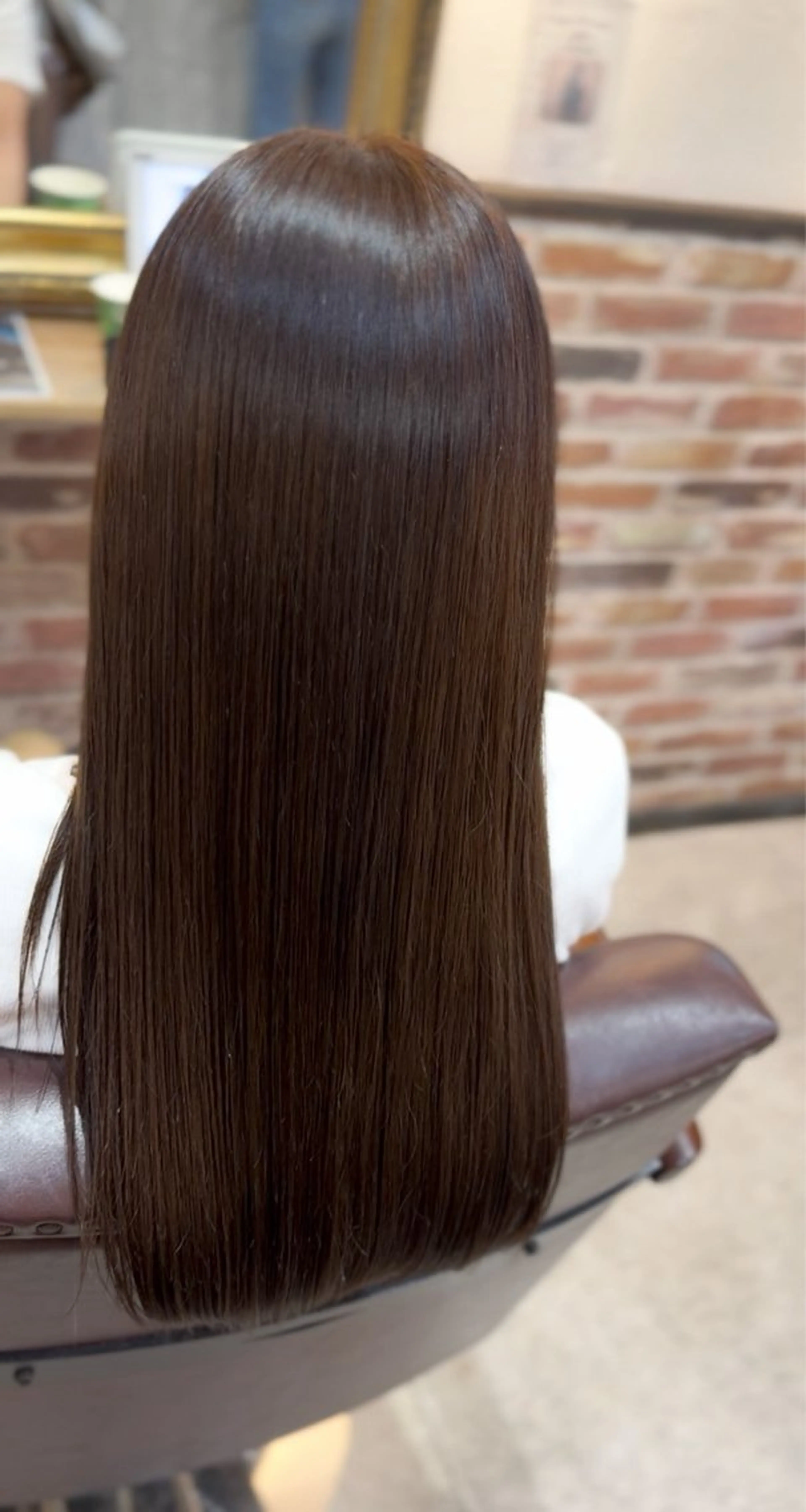 ロング 髪質改善 縮毛矯正 縮毛矯正 トリートメント 飯星慧斗 /ブリーチ、縮毛矯正のヘアスタイル