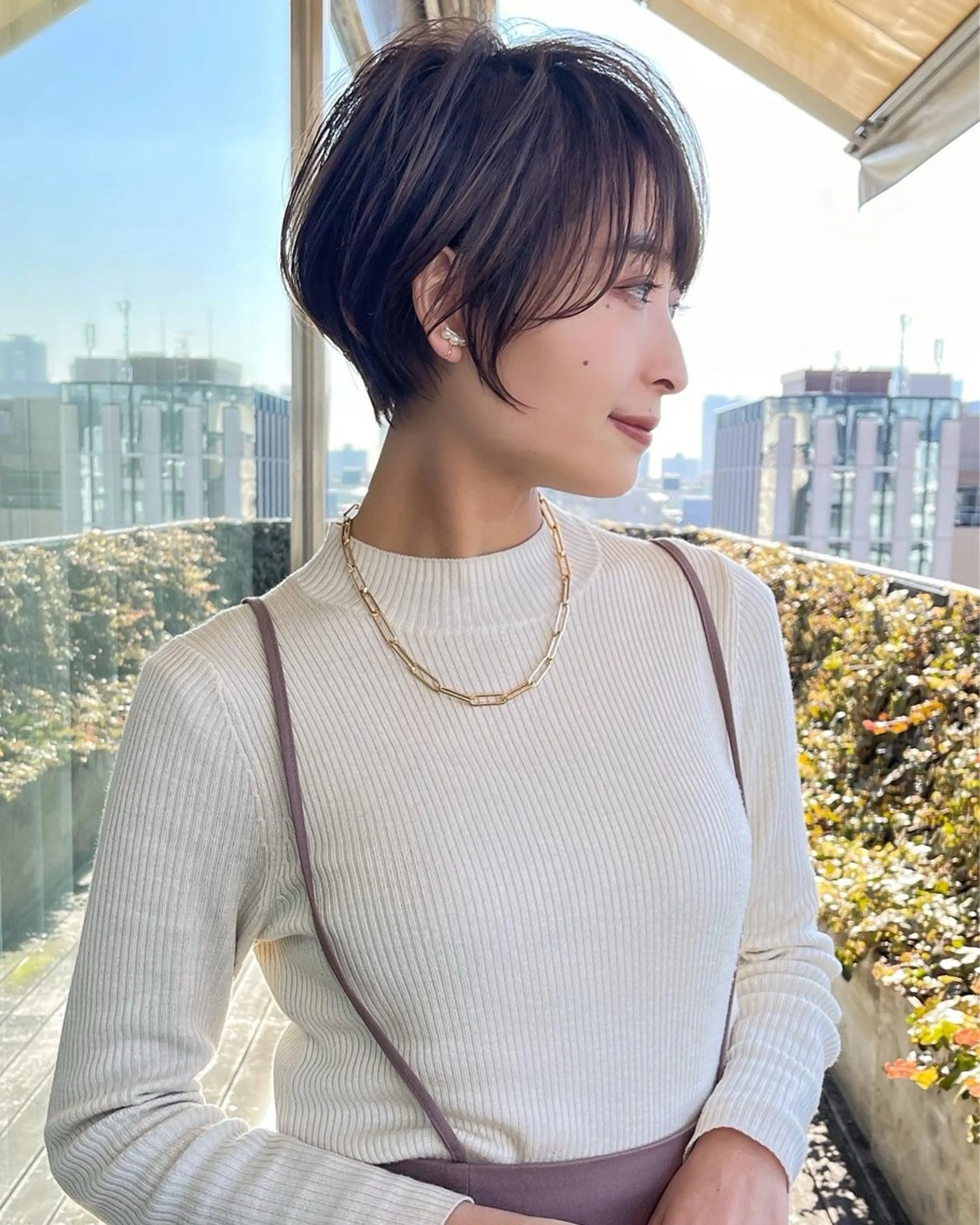 ショート 無料カットモデル/ 丸みショート/たくみのヘアスタイル