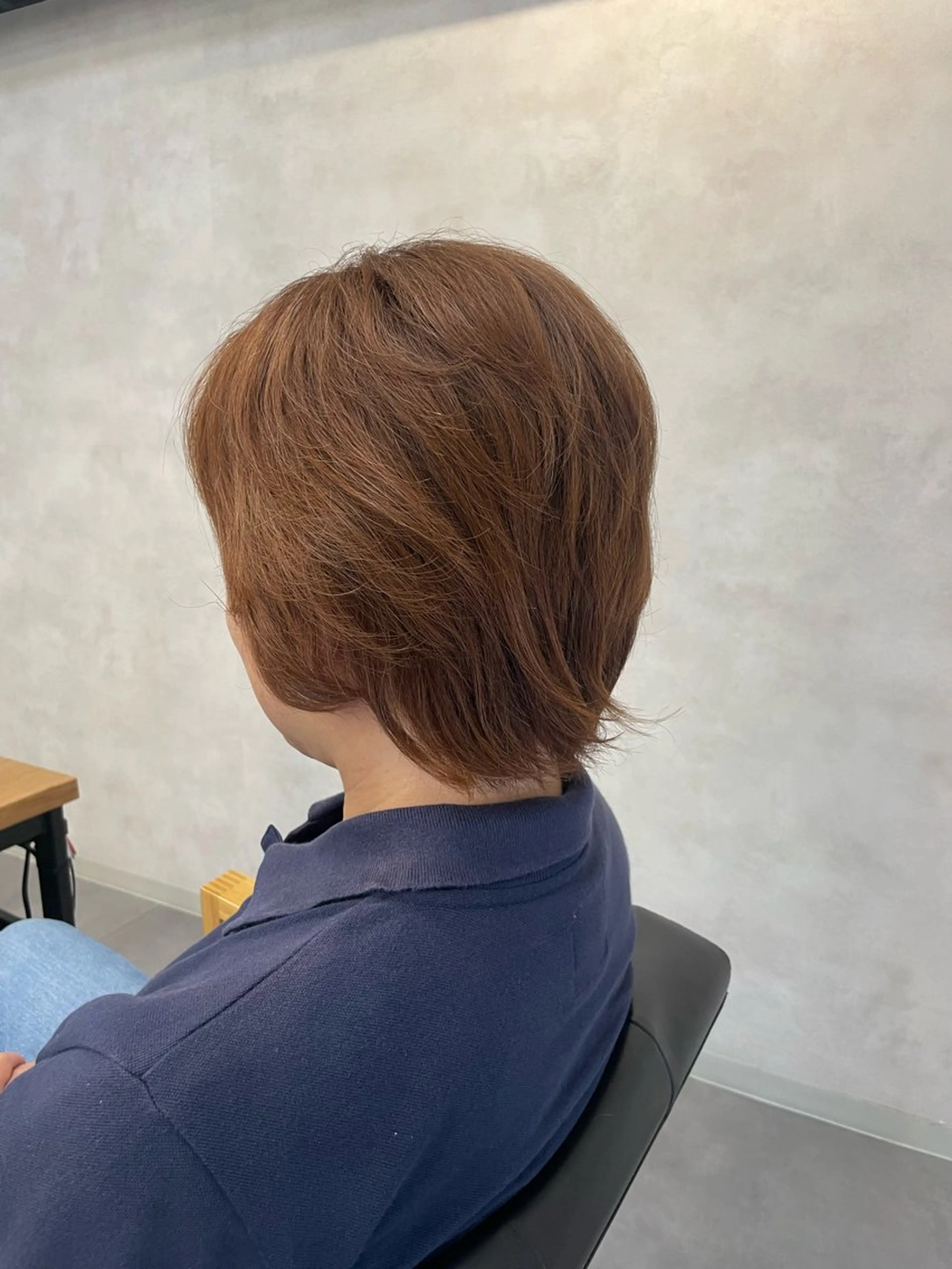 カラー メンズ オレンジ カット ヘアカラー トリートメント 今村 南穂のヘアスタイル