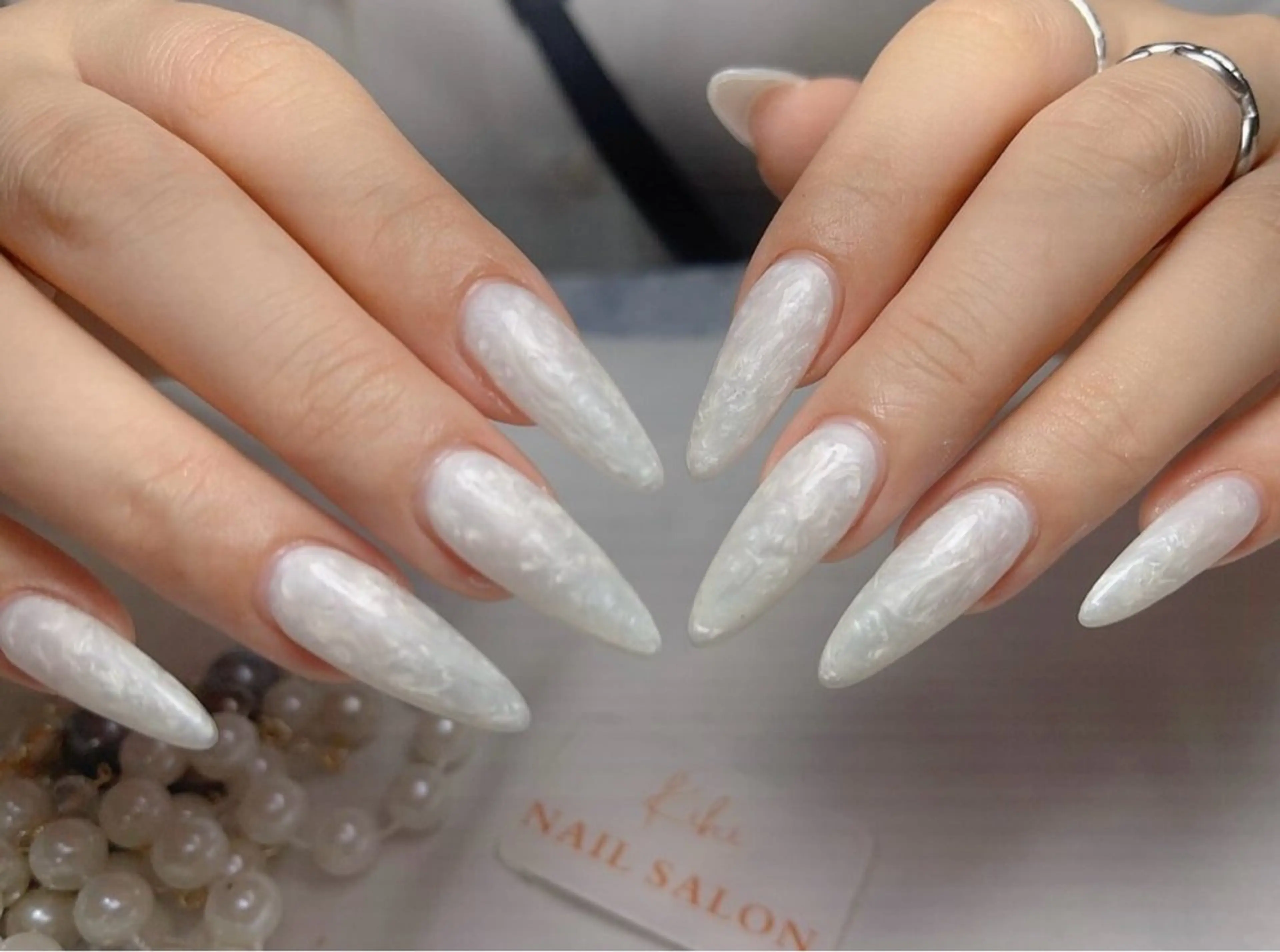 ネイル アートネイル フレンチネイル ジェルネイル グラデーション 韓国ネイル Nail Salon ワンダフルのネイルデザイン