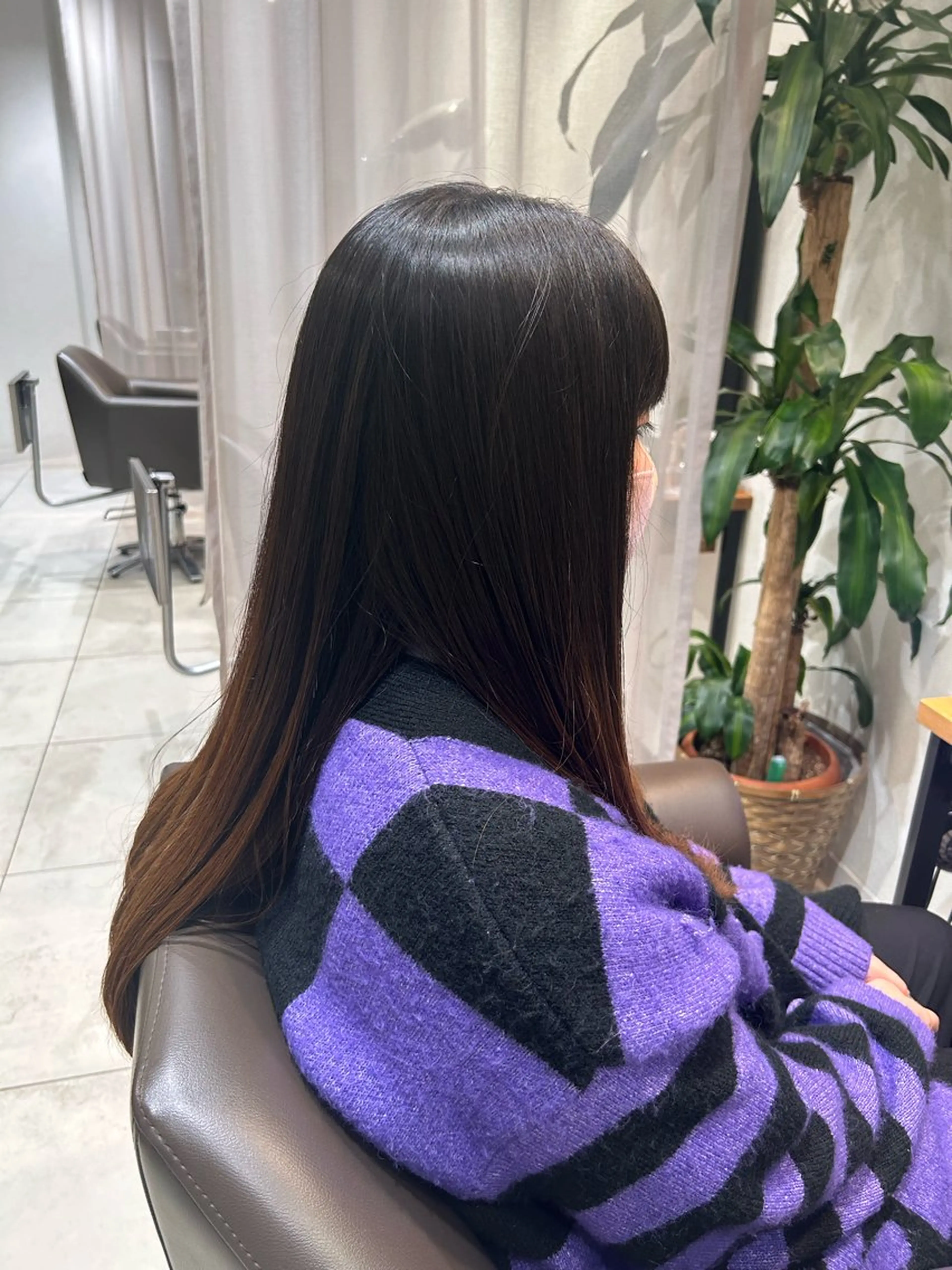 ロング レイヤーカット カット 保坂 駿太郎のヘアスタイル