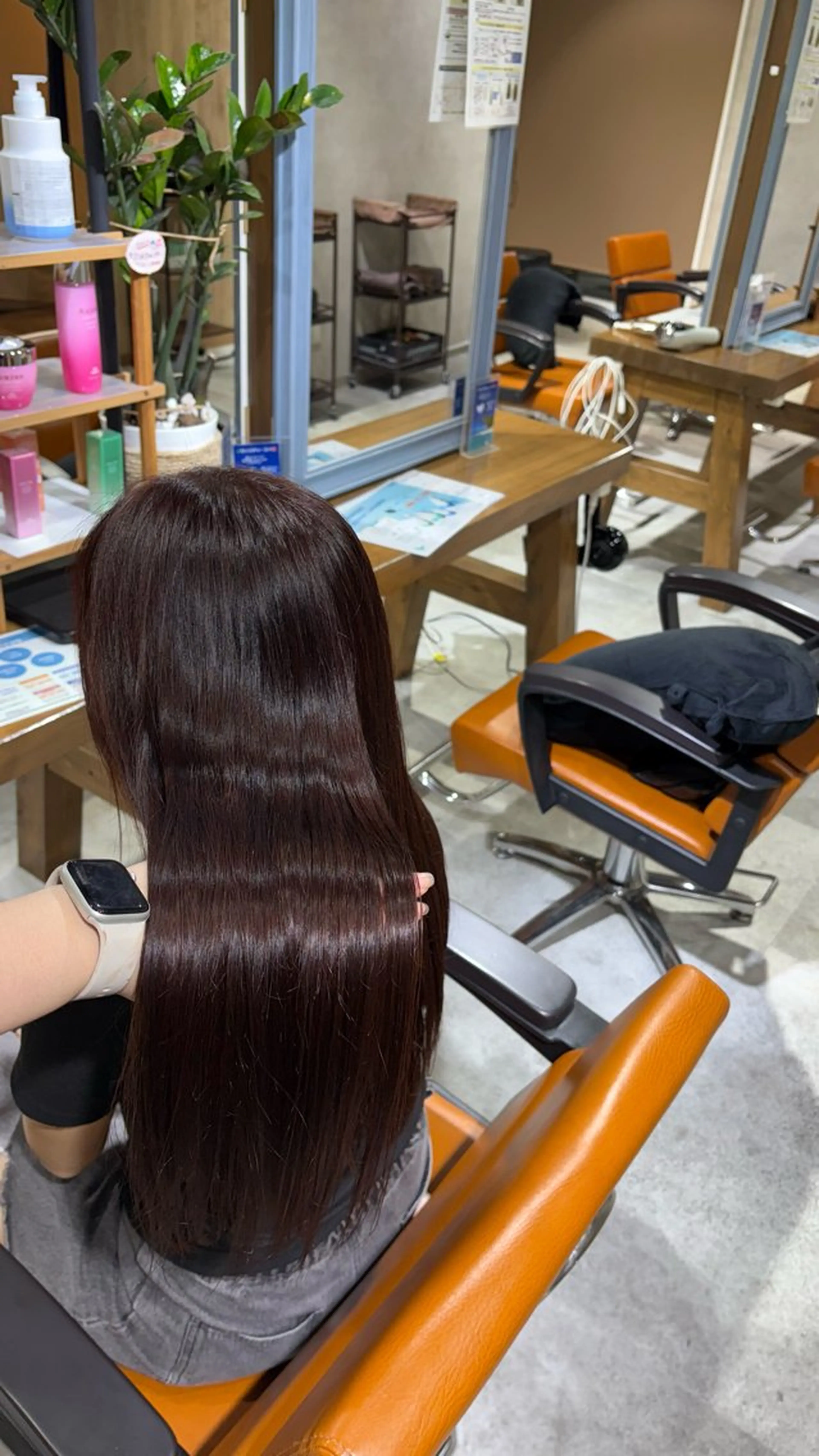 ロング ヘアカラー トリートメント ヘッドスパ ✨ワンカラー✨ /rinaのヘアスタイル