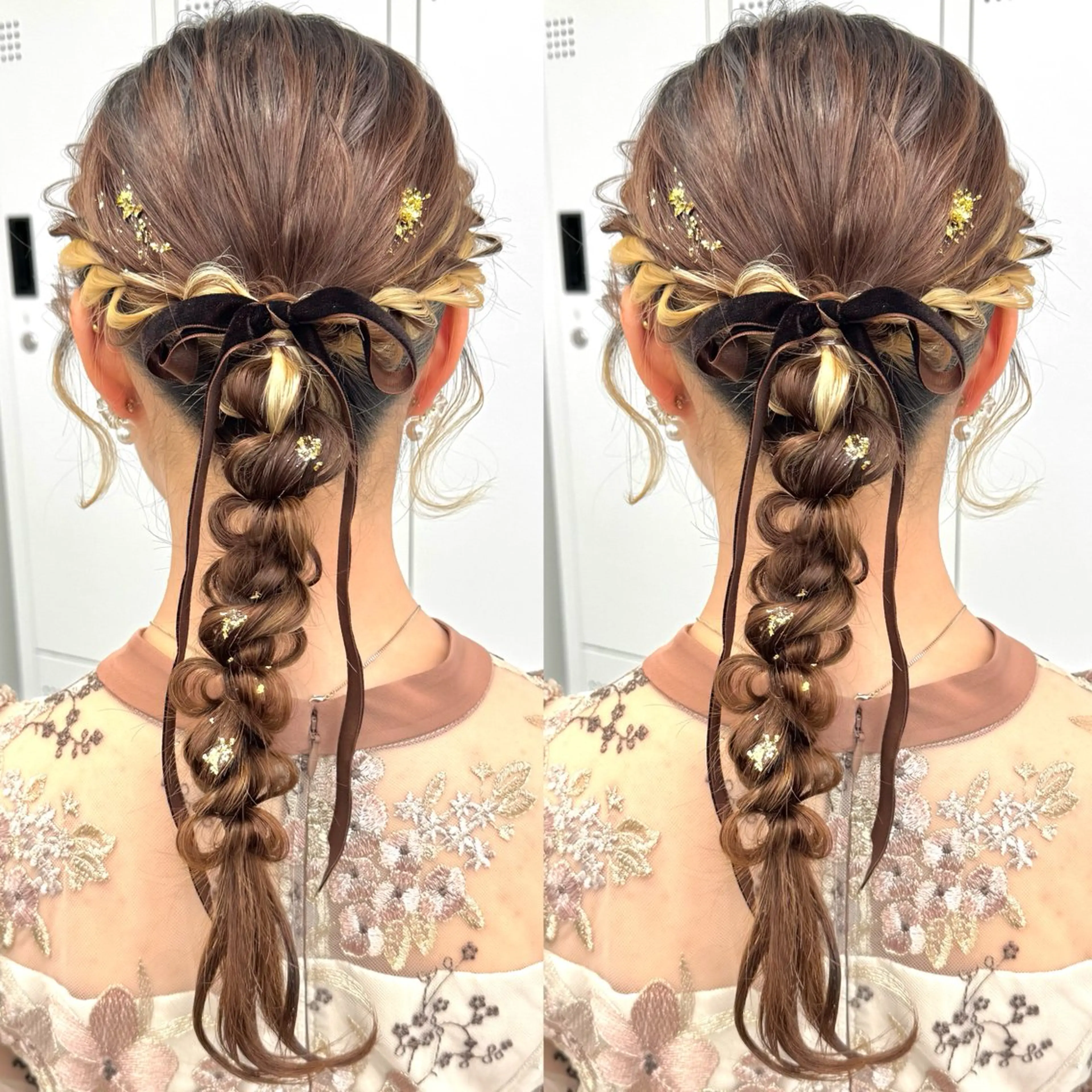 ロング ヘアアレンジ ヘアセット ヘアメ🎀エクステ 🪽横浜/しほ🧸のヘアスタイル