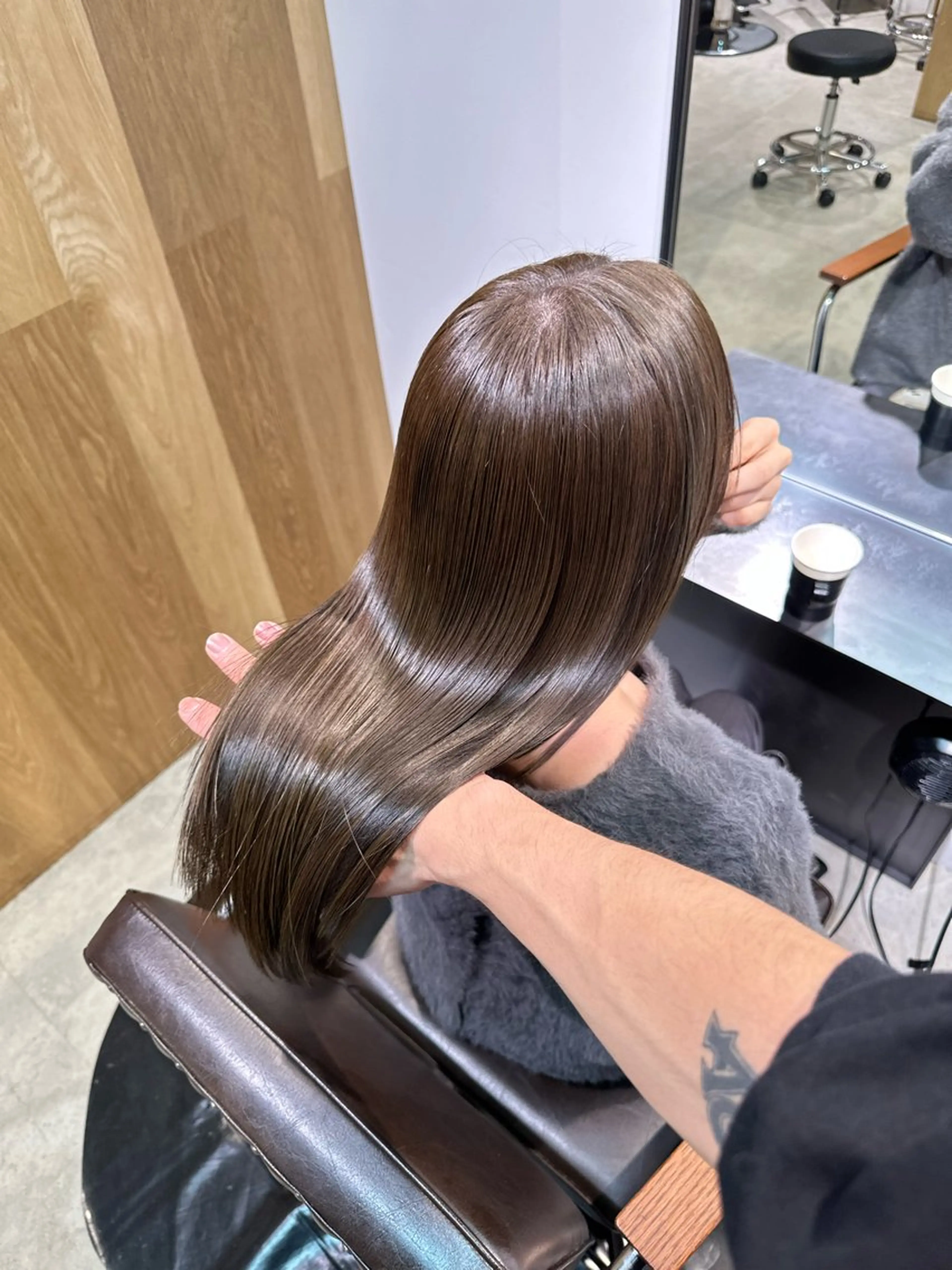 ロング ヘアカラー 縮毛矯正 トリートメント DXシェアサロン渋谷所属・縮毛矯正🌝髪質改善 🌝しじたかゆきのヘアスタイル