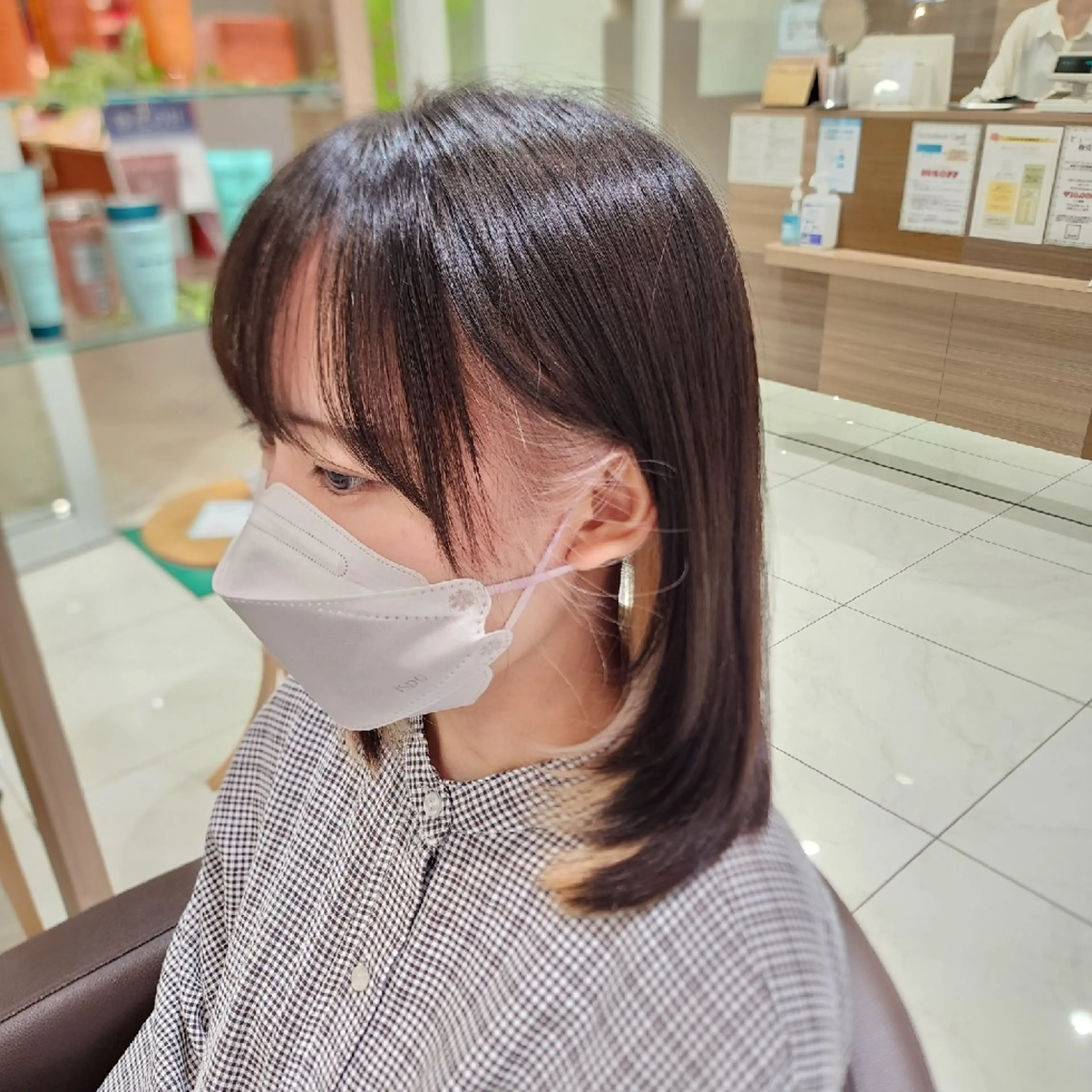 ミディアム 中村 和貴のヘアスタイル