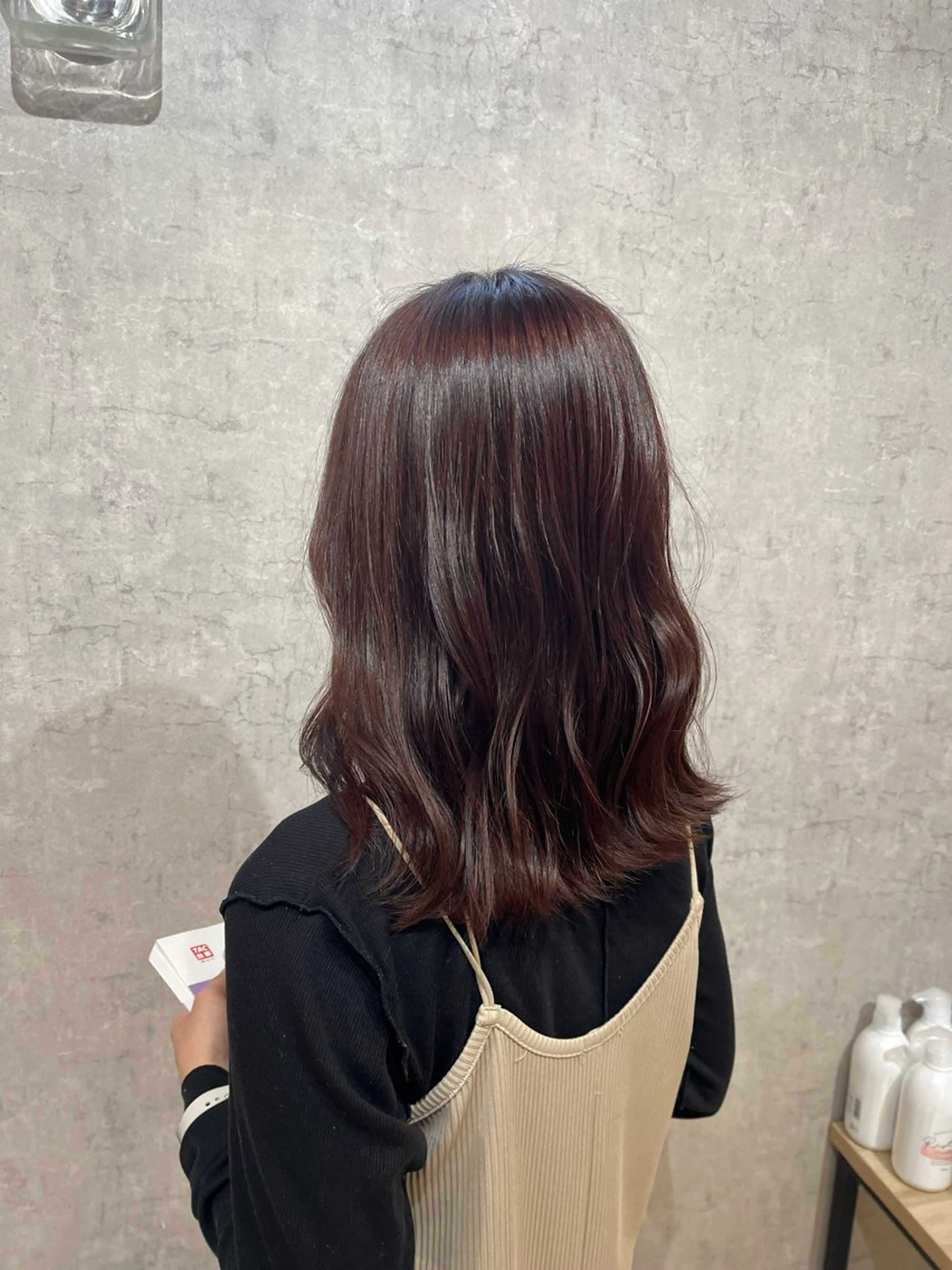 セミロング カラー 藪田 幸紀のヘアスタイル