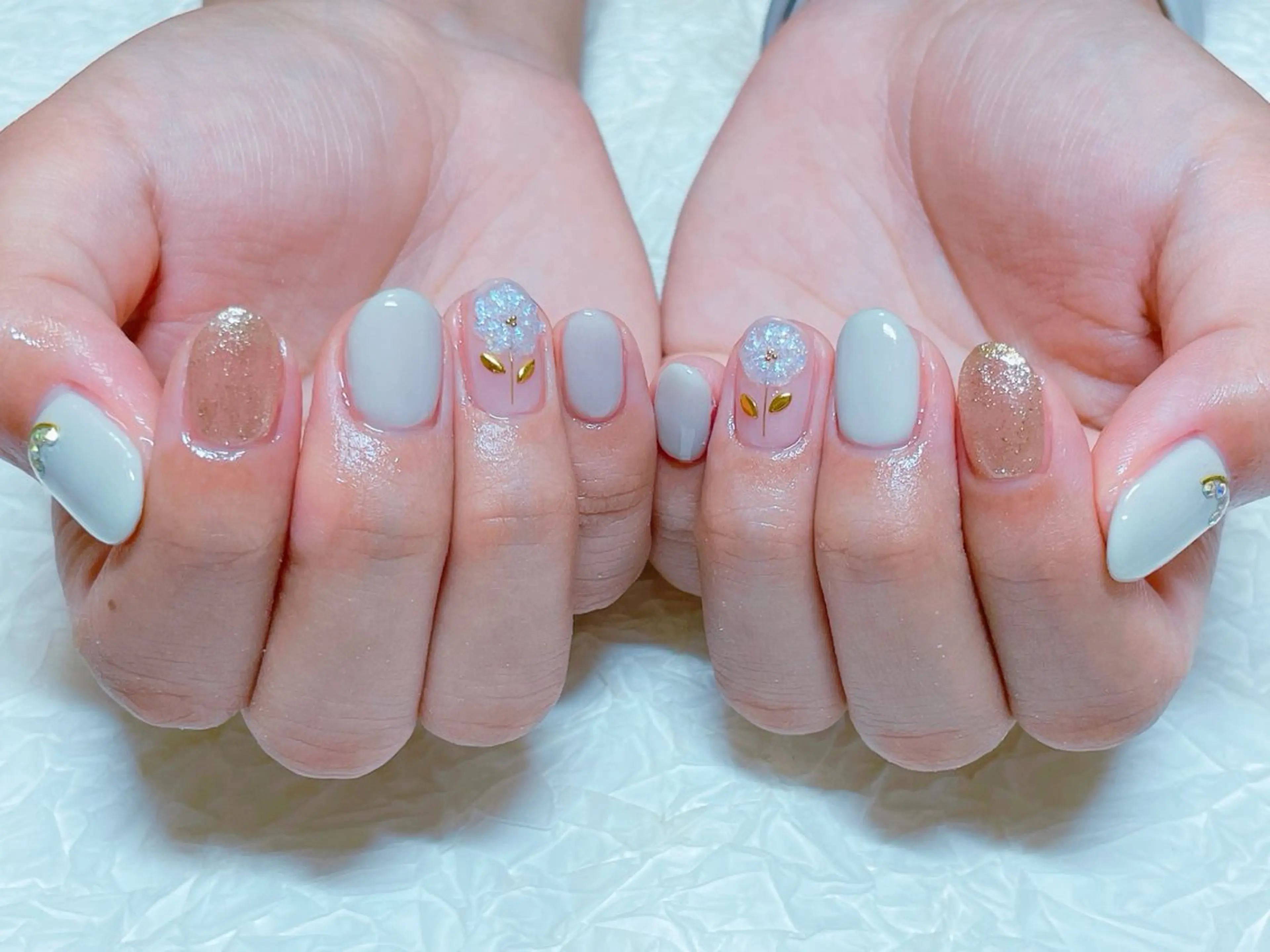 ネイル アートネイル チークネイル ジェルネイル グラデーション マグネットネイル ハンドネイル ゆ か_Nails💫のネイルデザイン