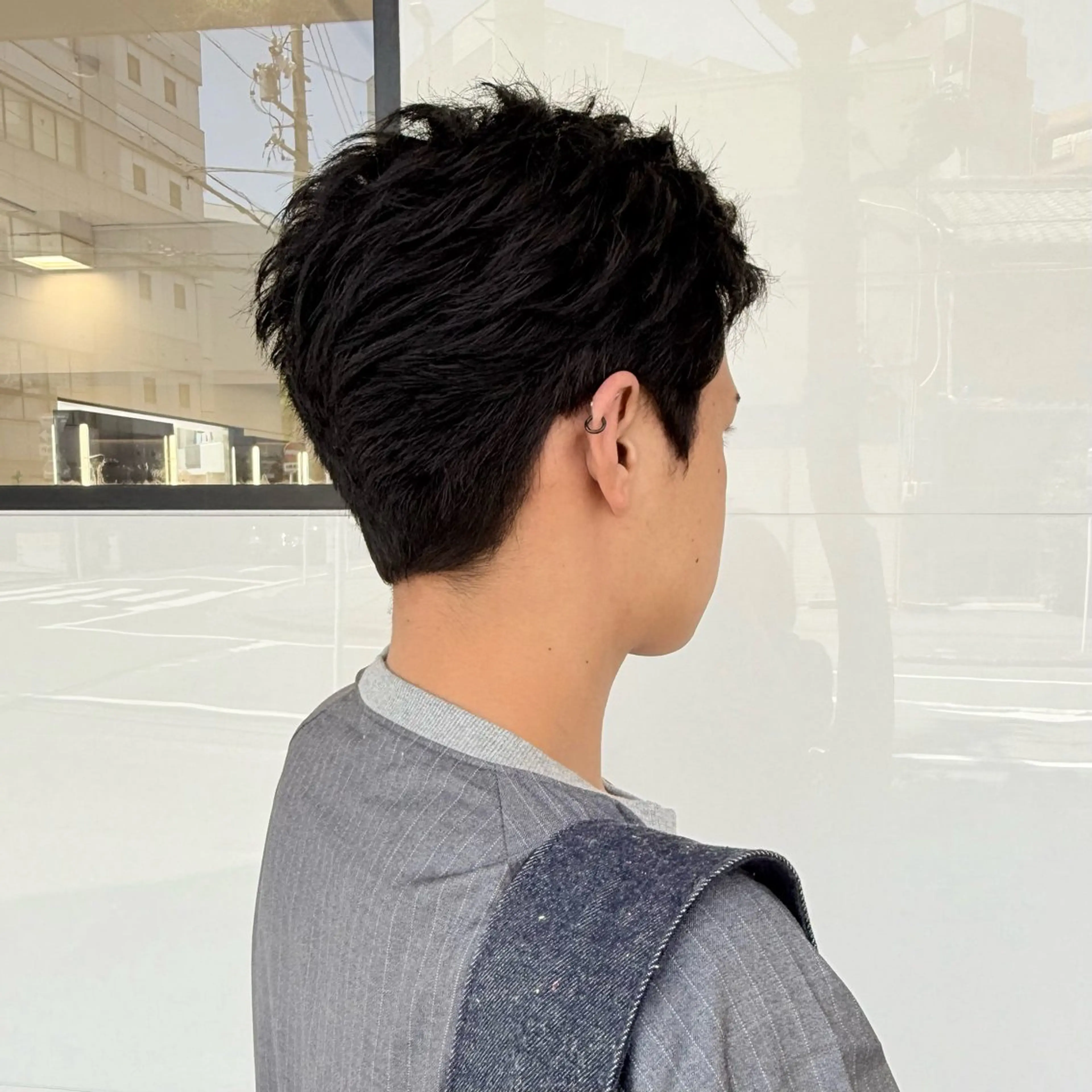 ショート カラー メンズ 小笠原 未来のヘアスタイル
