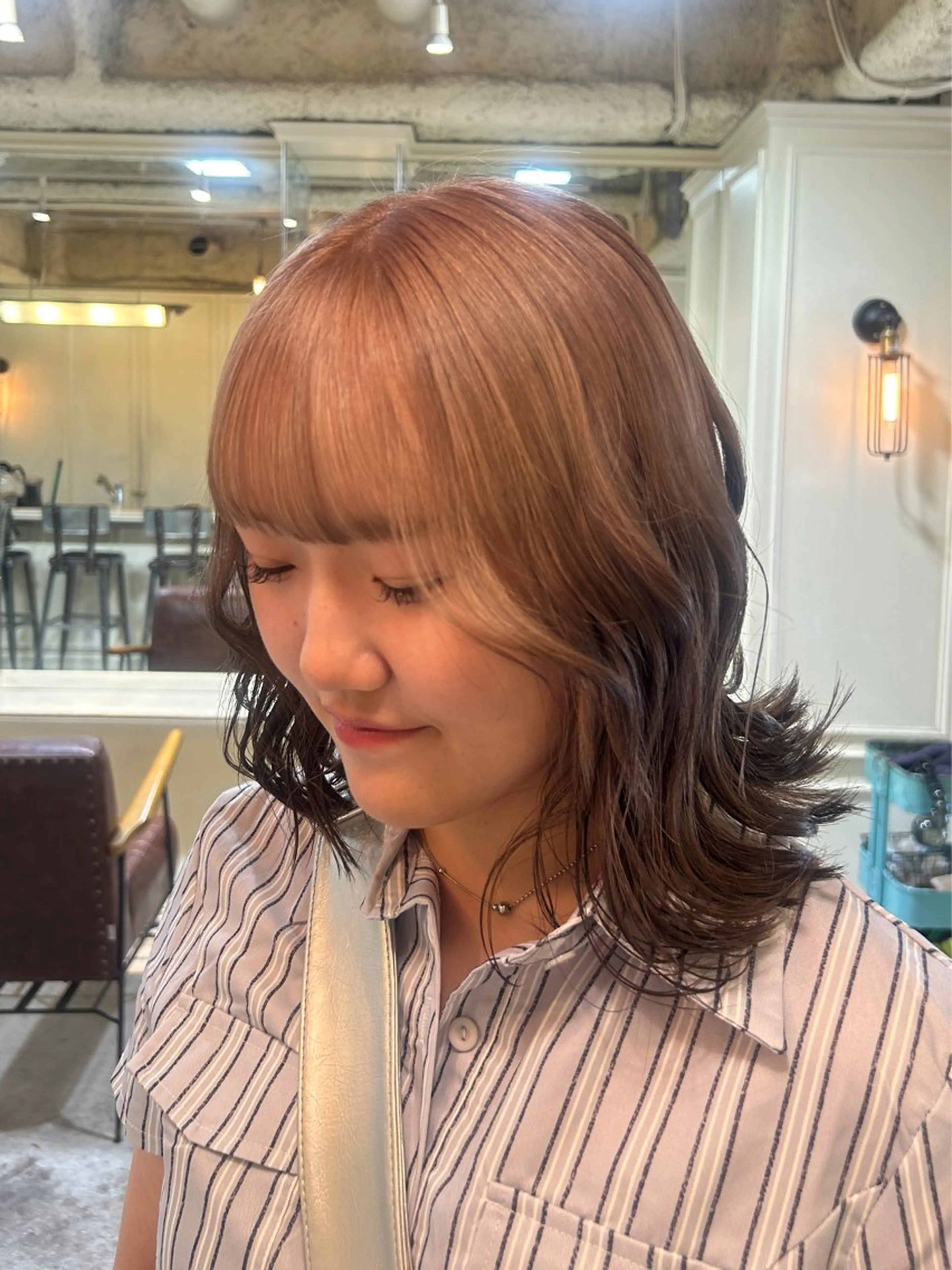 ミディアム カラー 【roro】 karinのヘアスタイル