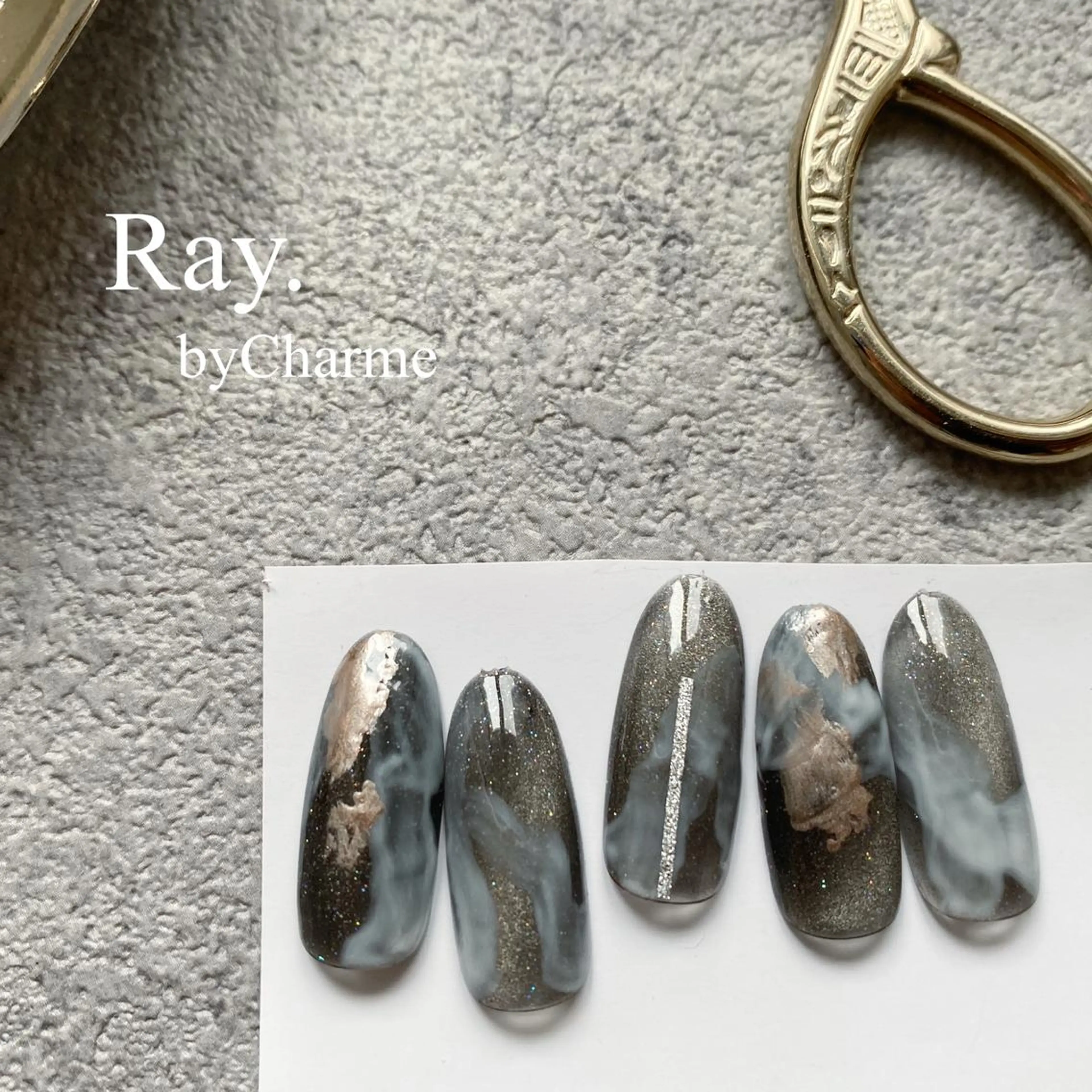 ネイル Ray. /綺麗目ニュアンスのネイルデザイン