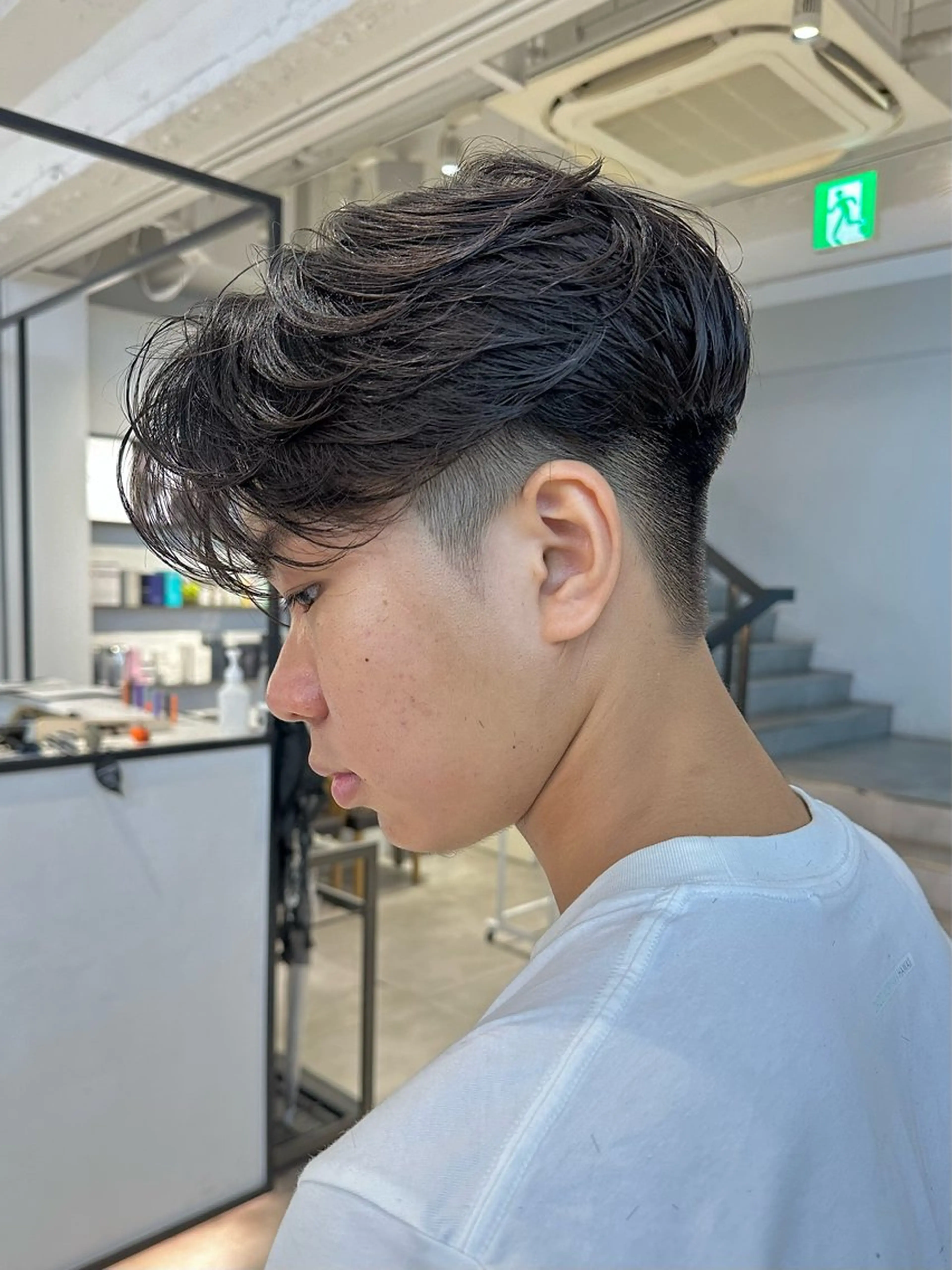 ショート パーマ メンズ カット パーマ 🇰🇷カルマパーマ kaito🇰🇷のヘアスタイル