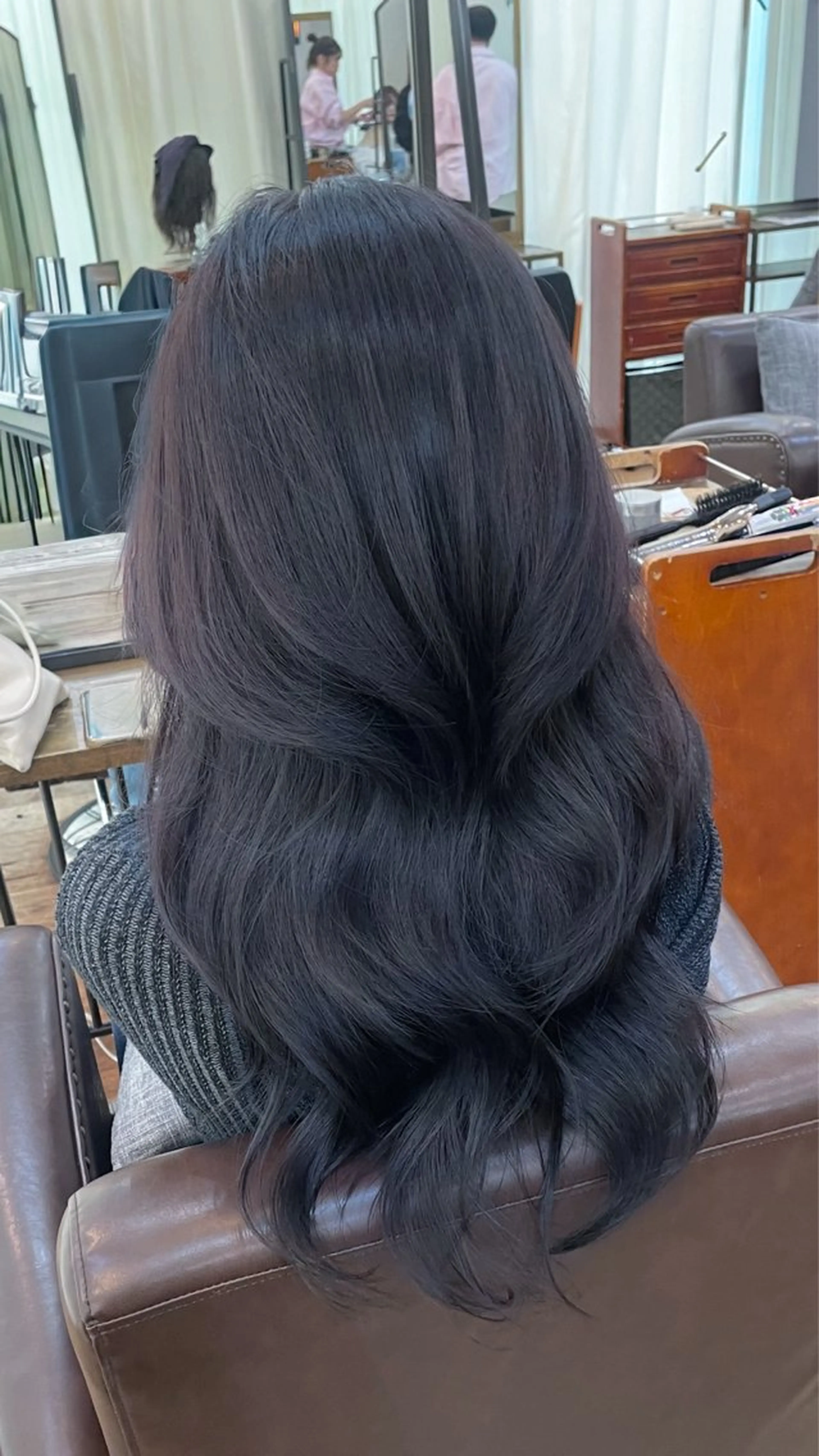 ロング カラー ヨシンモリ ヘアカラー kahona/カラー /縮毛矯正/銀座のヘアスタイル