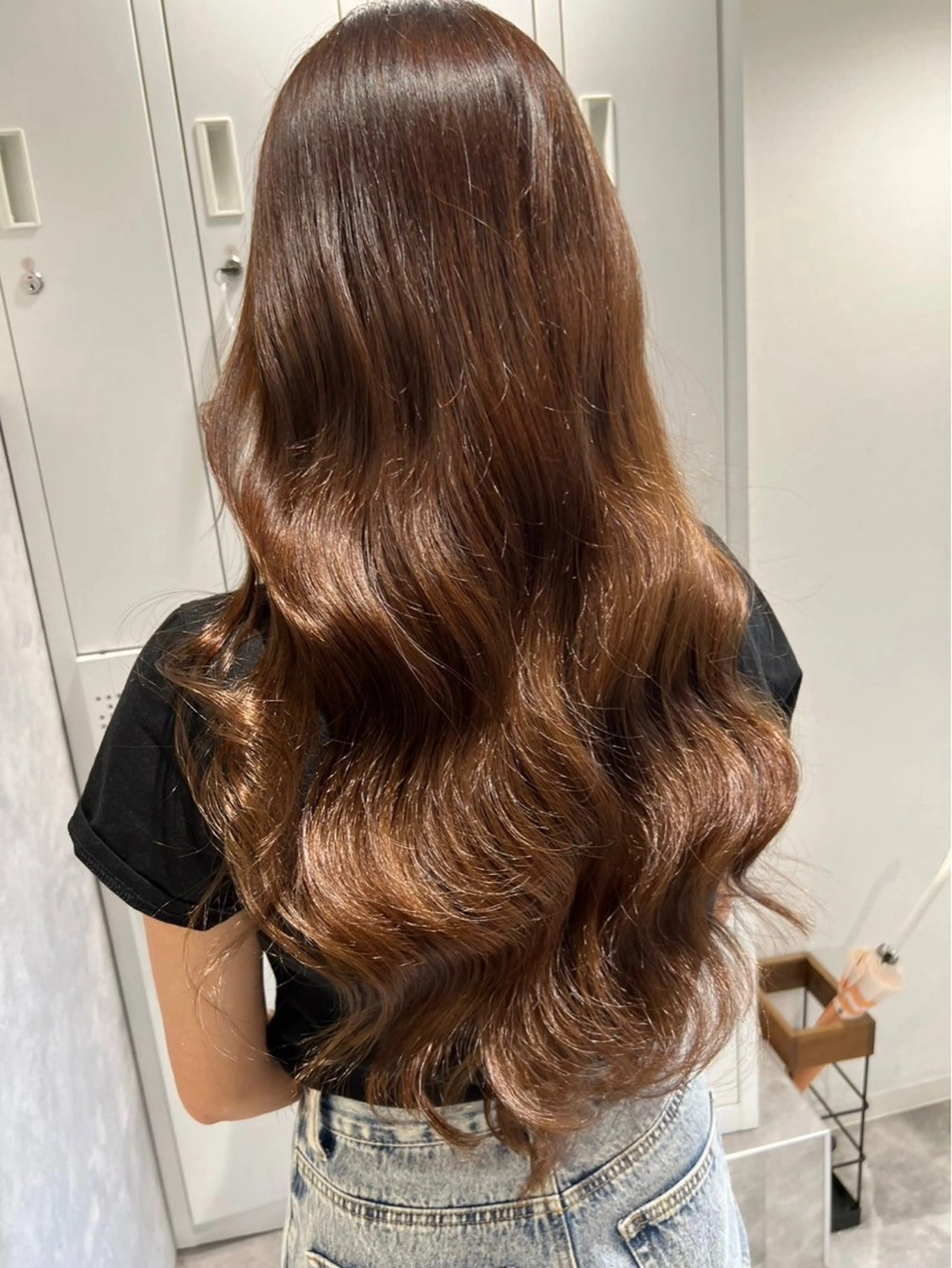 ロング ヘアカラー mimiiy fukaのヘアスタイル