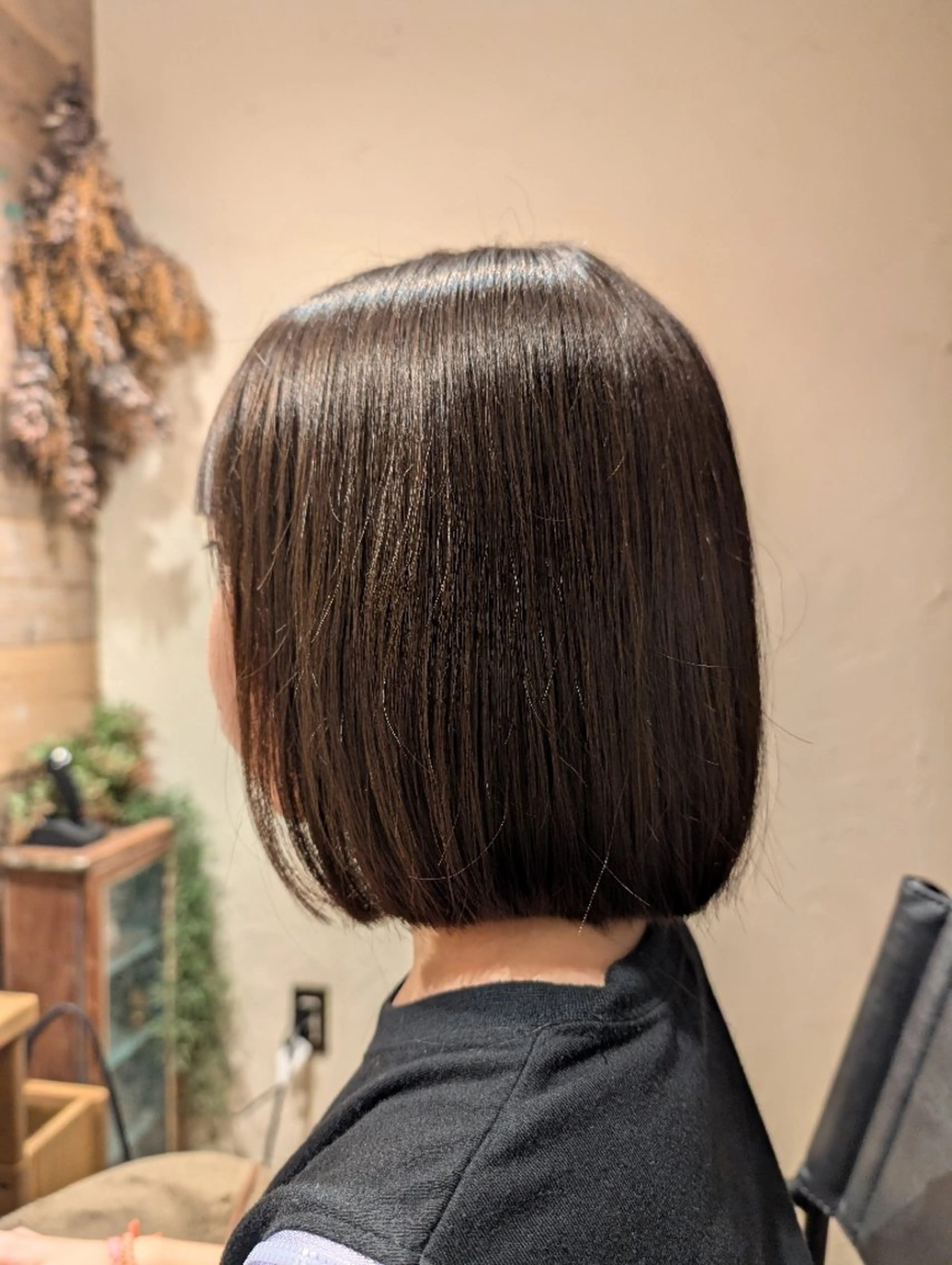 ミディアム 吉田 彩のヘアスタイル