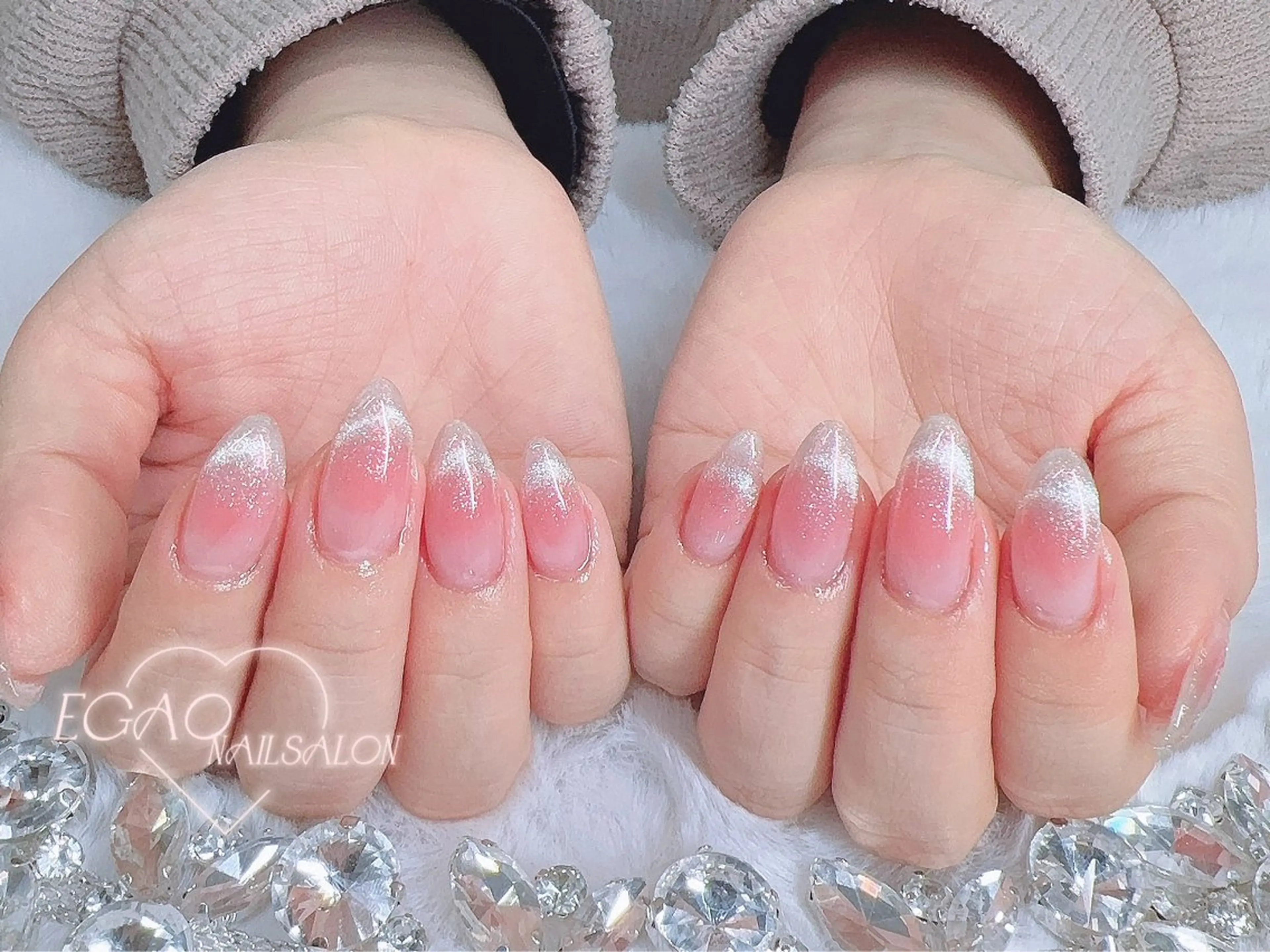 ネイル アートネイル フットネイル フレンチネイル ジェルネイル グラデーション ハンドネイル Egao Nail Salonのネイルデザイン