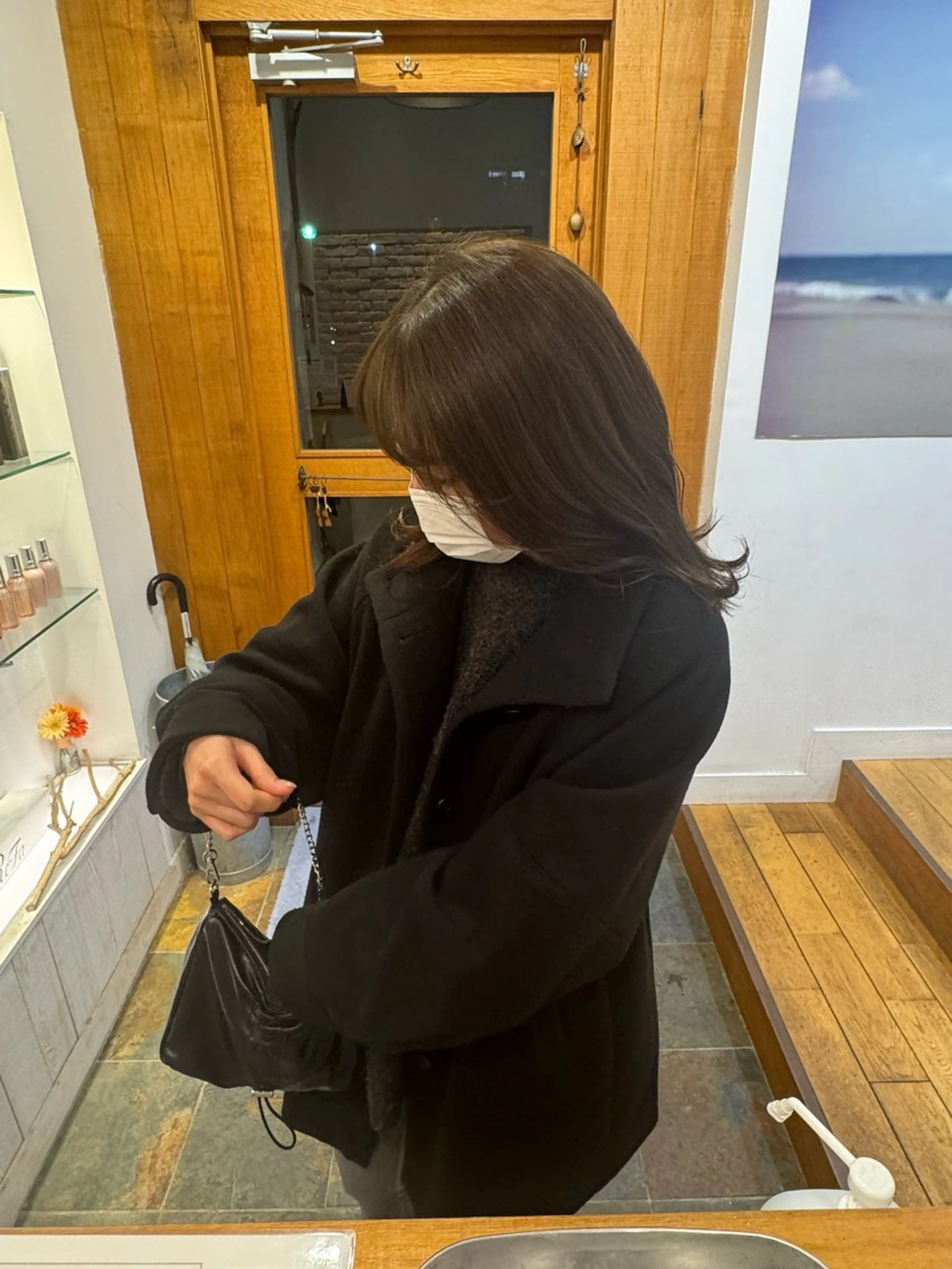 ミディアム ヘアカラー トリートメント 岡元 綺良のヘアスタイル