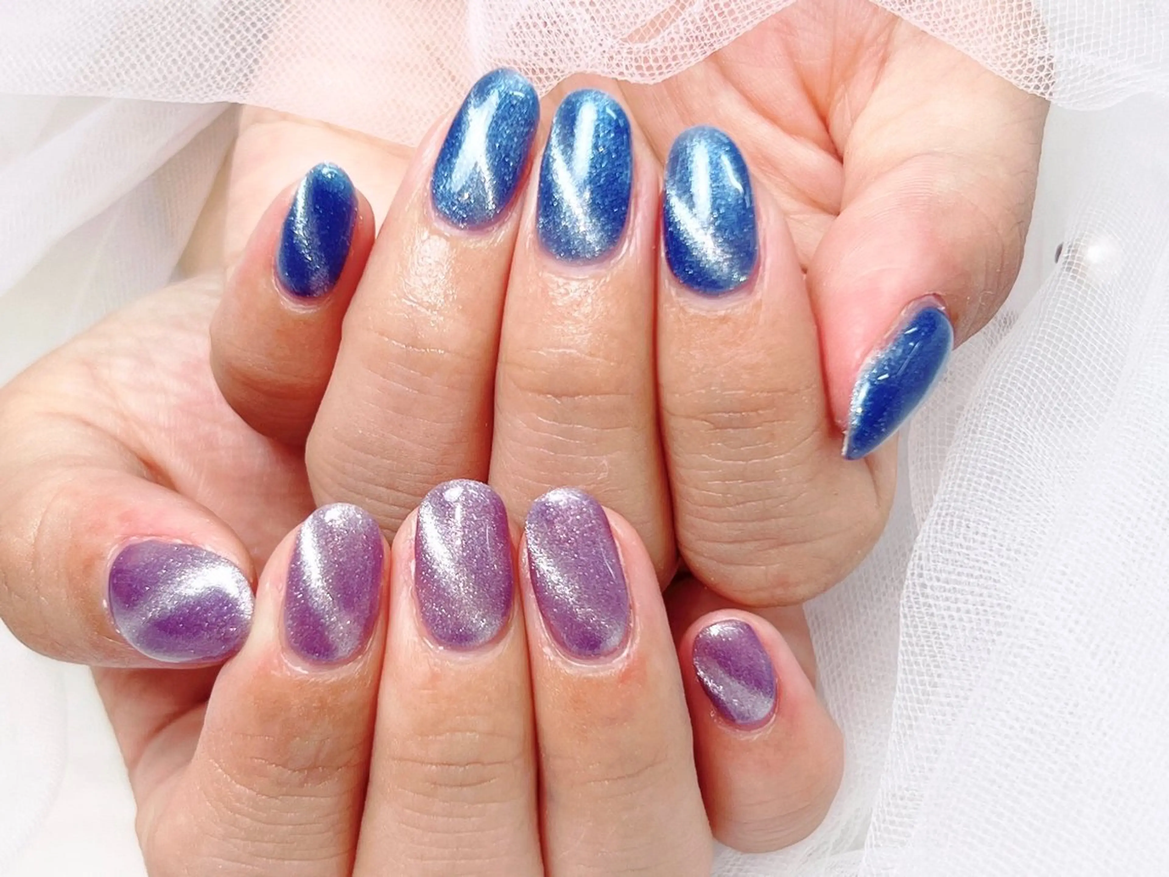 ネイル ジェルネイル マグネットネイル Zz nail salonのネイルデザイン