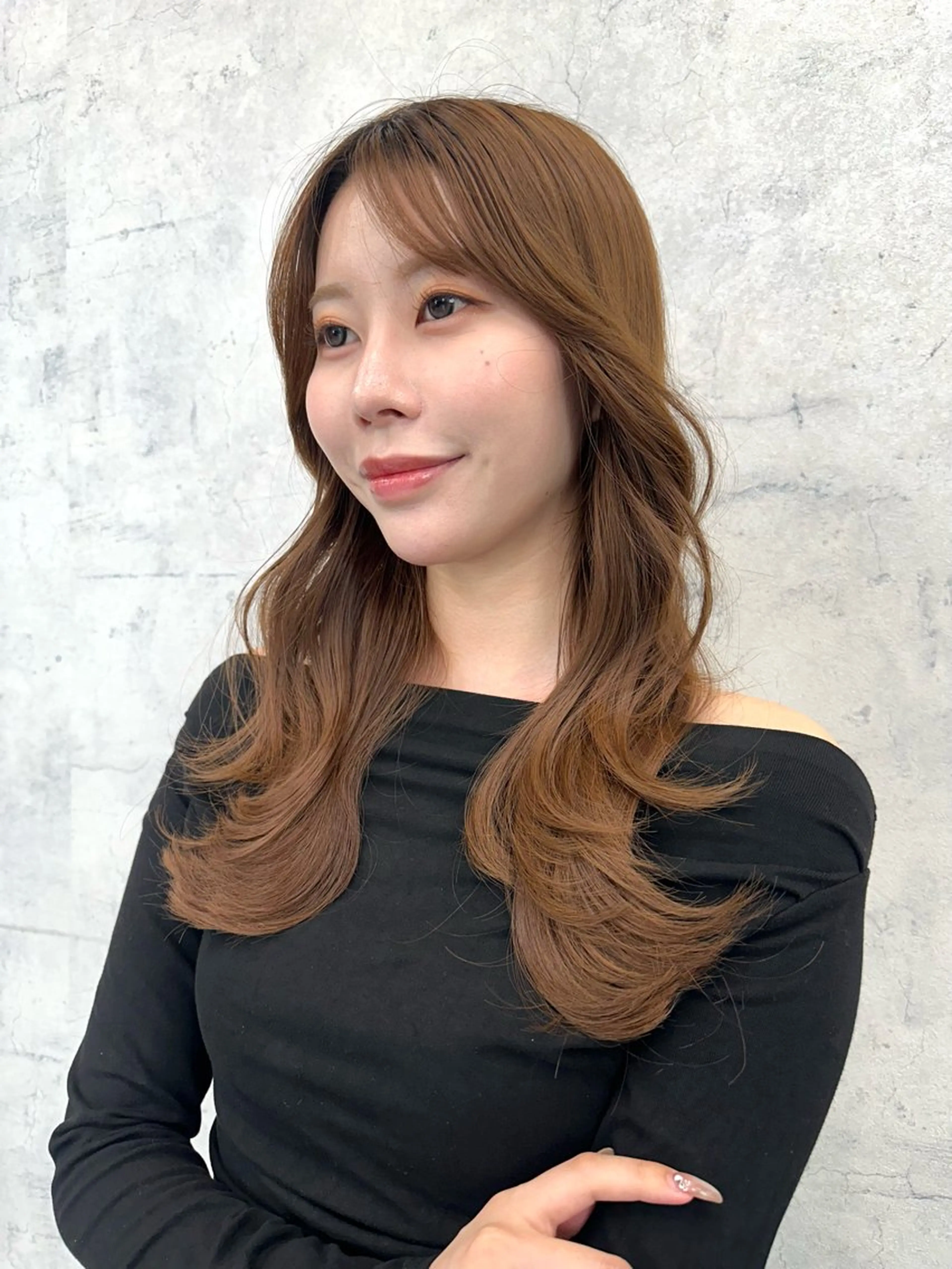 ロング カラー Misora/ボブ/ レイヤー/艶カラーのヘアスタイル