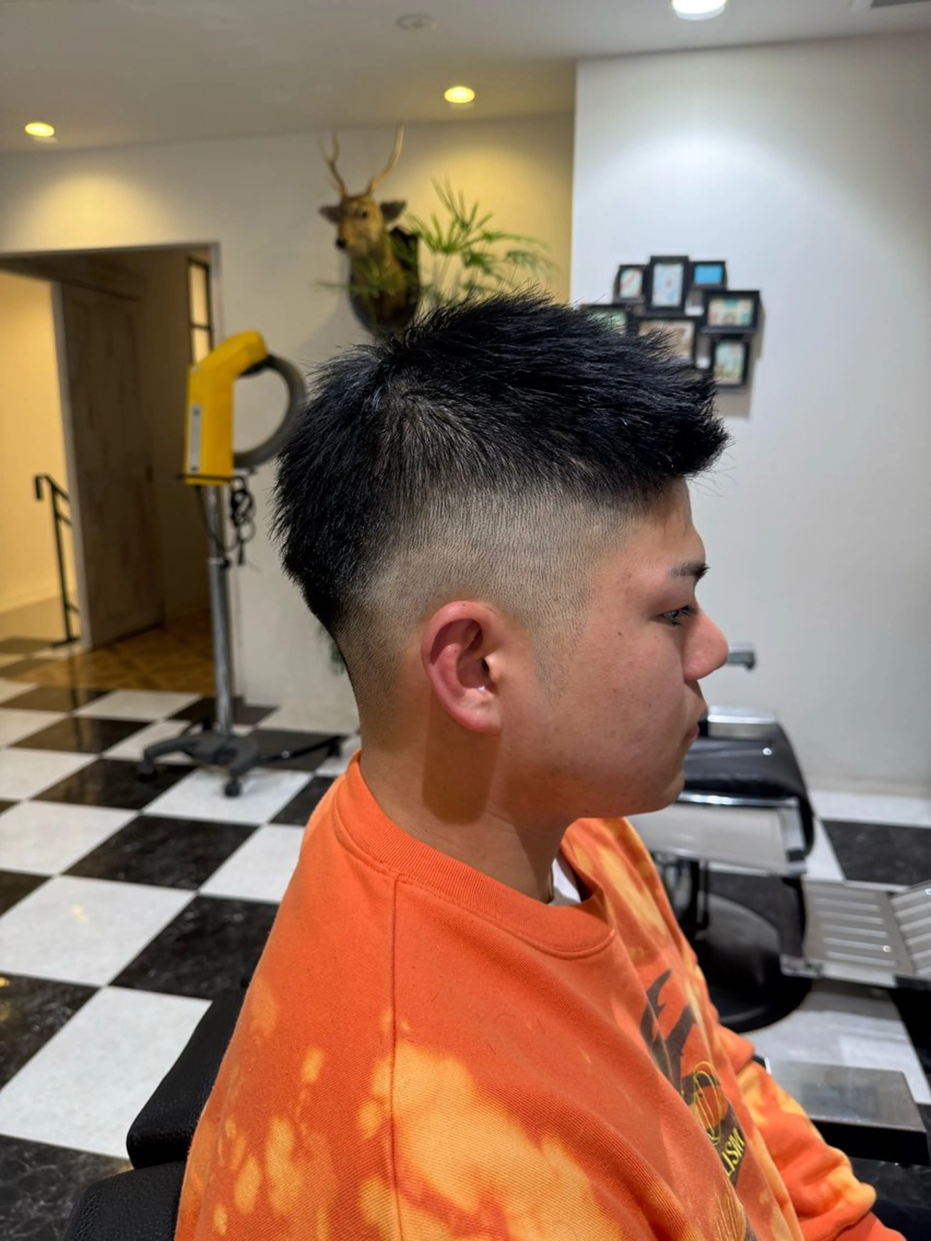 ショート メンズ カット 似合わせカットパーマ 長峯丈士のヘアスタイル