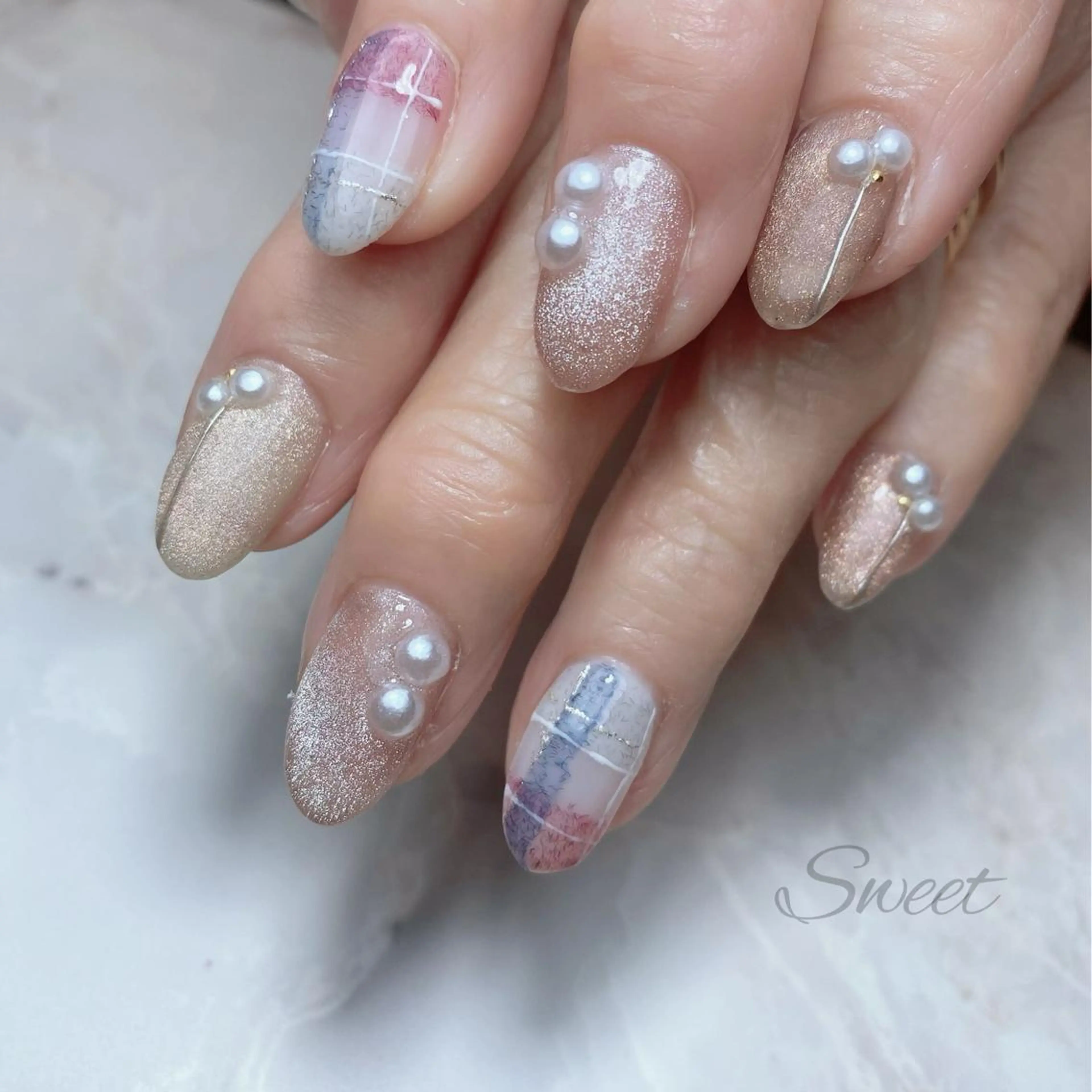 ネイル sweet 仲野陽子のネイルデザイン