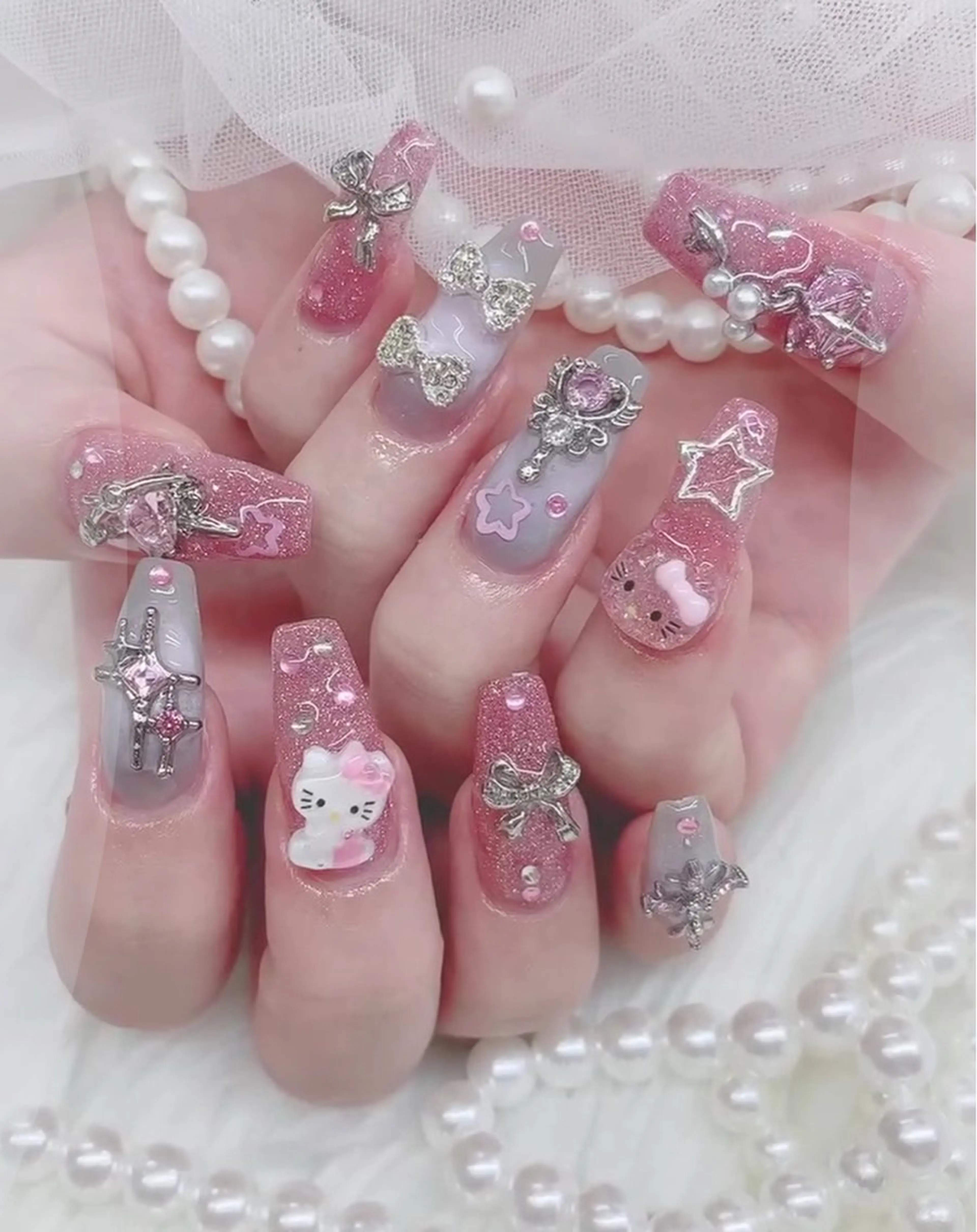 ❤️‍🔥持込デザイン 10本パーツ付け放題 180分 ¥12900の写真