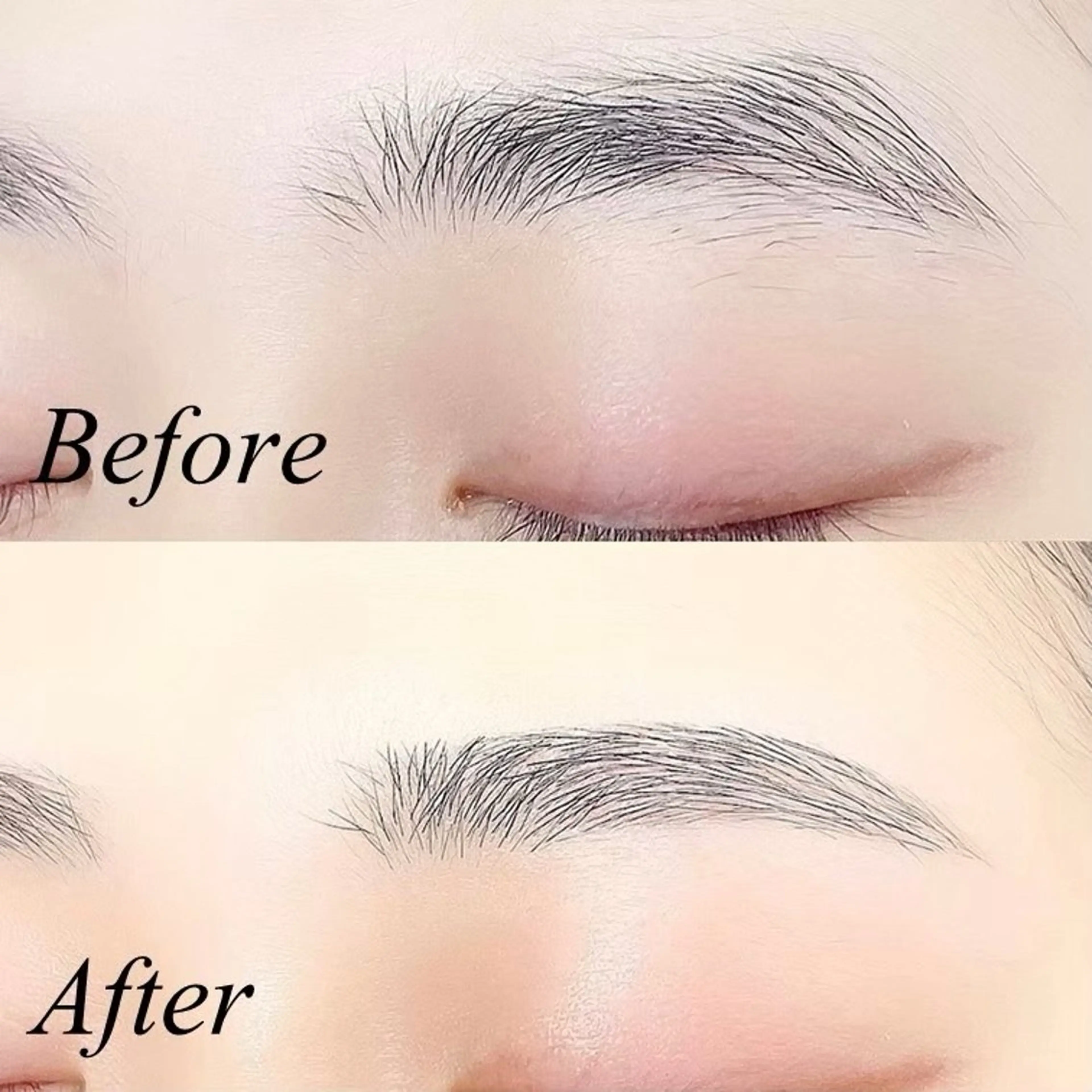 学割U24🎓《ツルツル美顔💆🏻》美眉アイブロウWAX＋フルフェイス(メイク込) ¥7000の写真