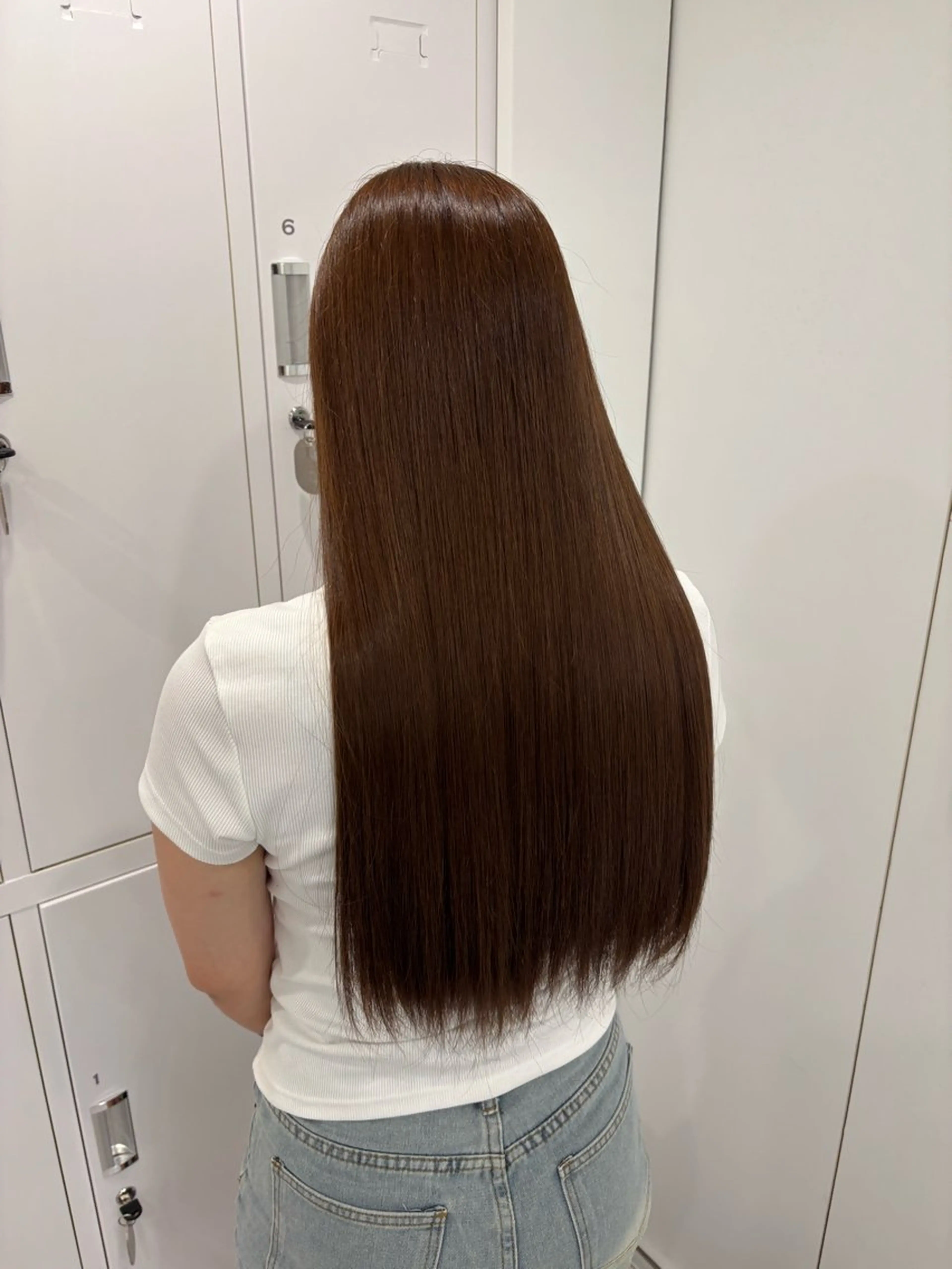 ロング カラー ヘアカラー トリートメント ii+U 銀座【アイユーギンザ】所属・Hikaru カットモデル募集中のヘアスタイル