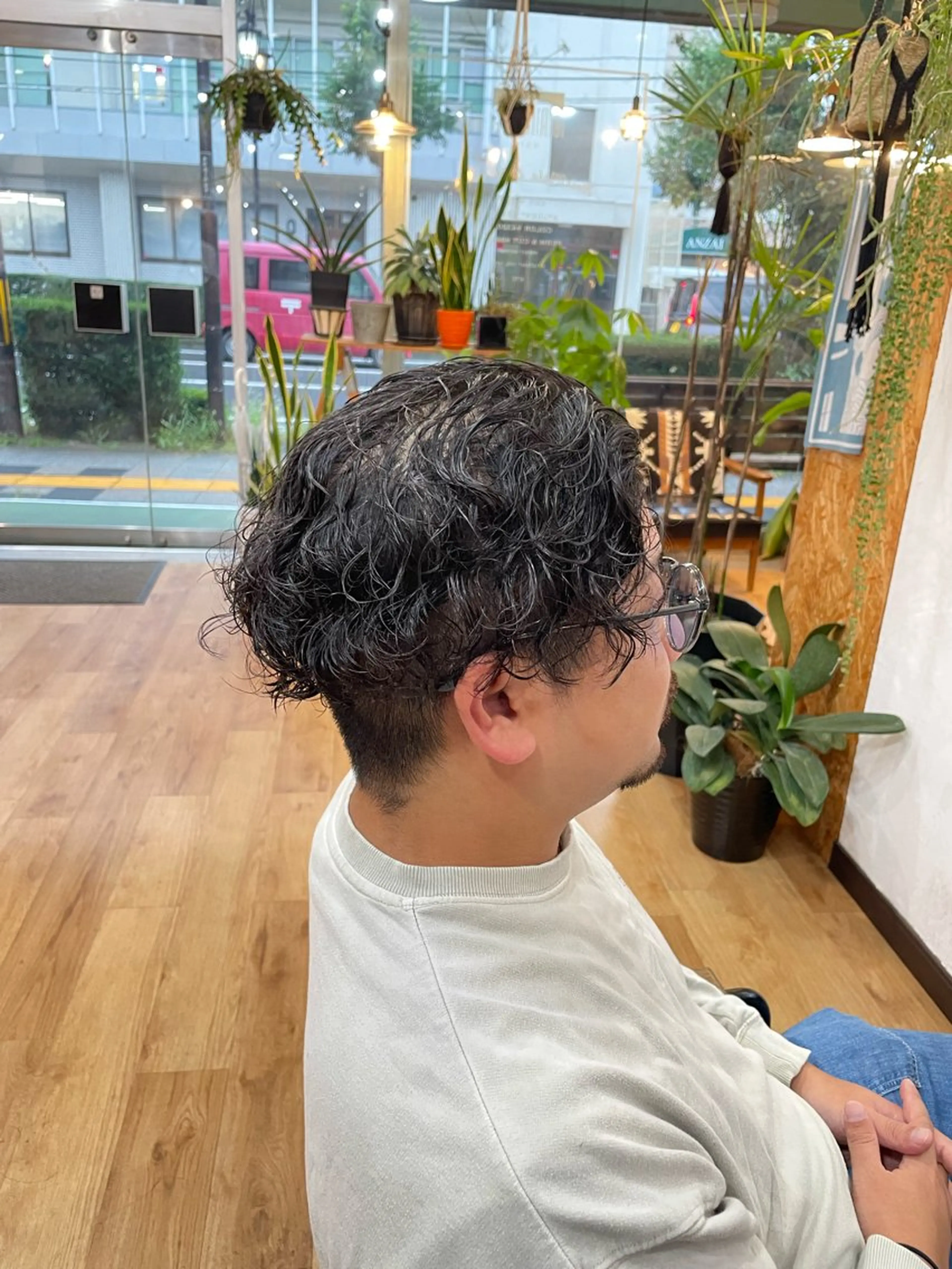 パーマ メンズ カット パーマ Nana 🫧のヘアスタイル