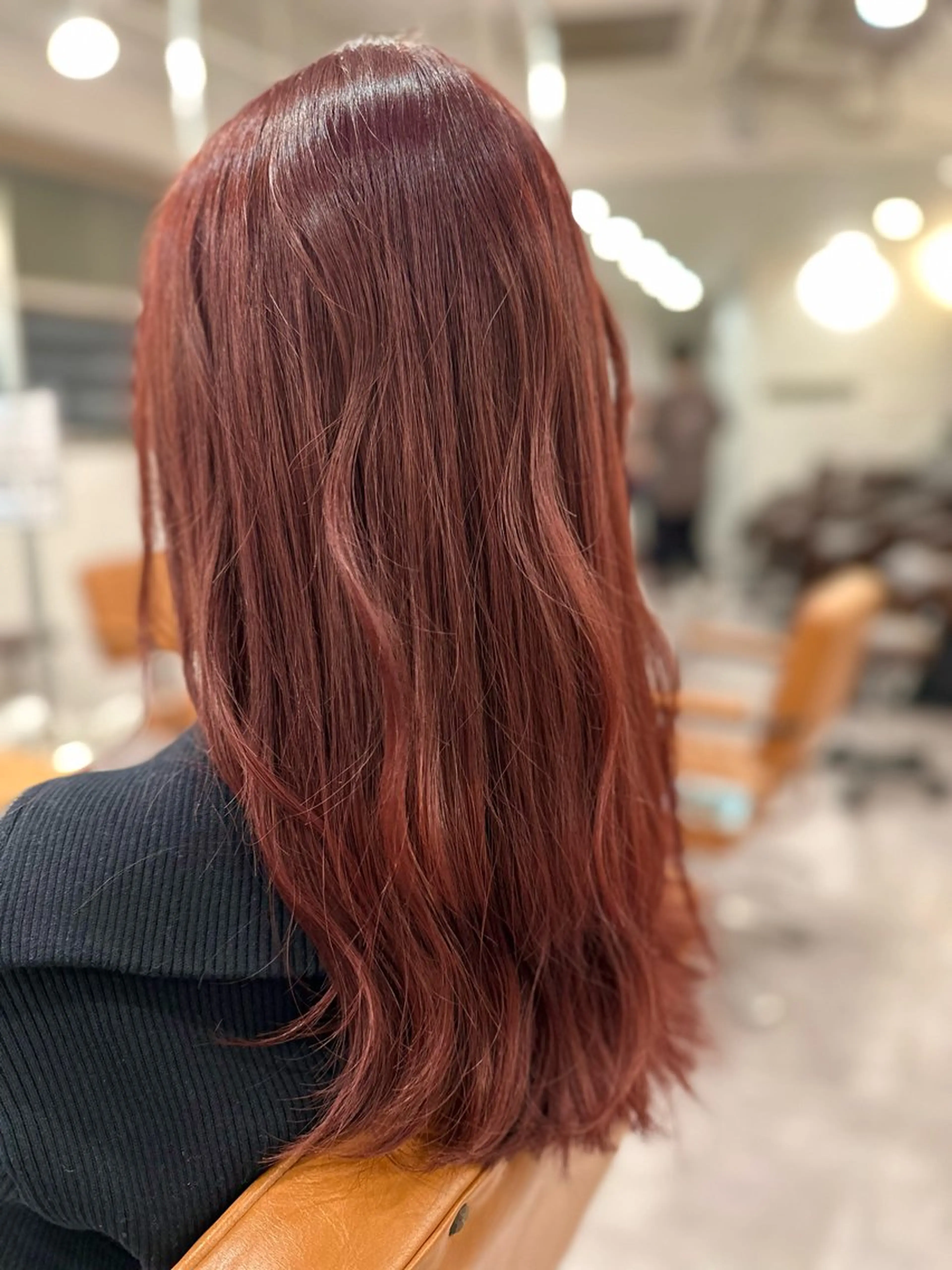 ロング カラー カット ヘアカラー トリートメント ケアカラーリスト✂️ SHIAN   フジのヘアスタイル