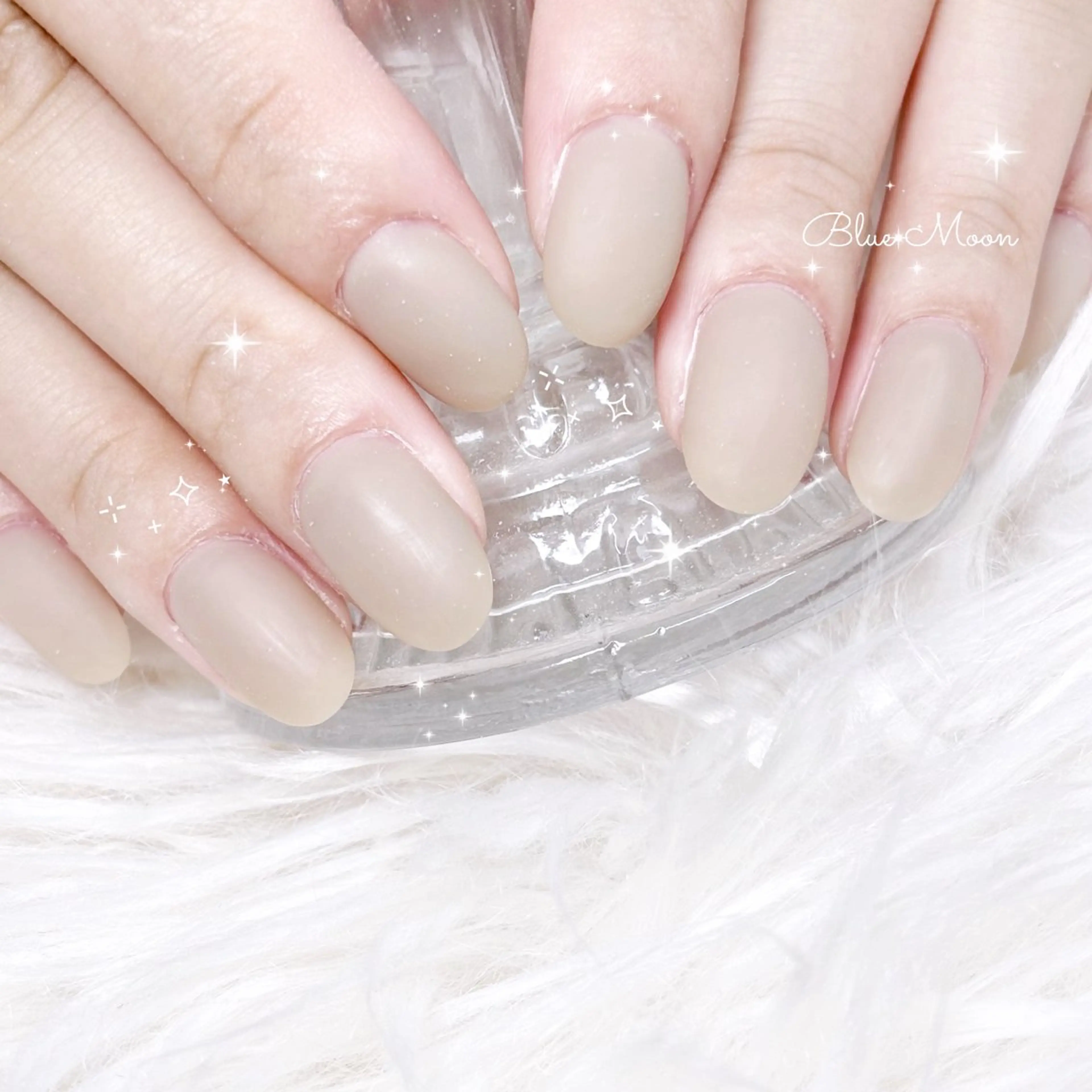 ネイル マットネイル ハンドネイル フットネイル ハンドケア nail salon Blue Moonのネイルデザイン