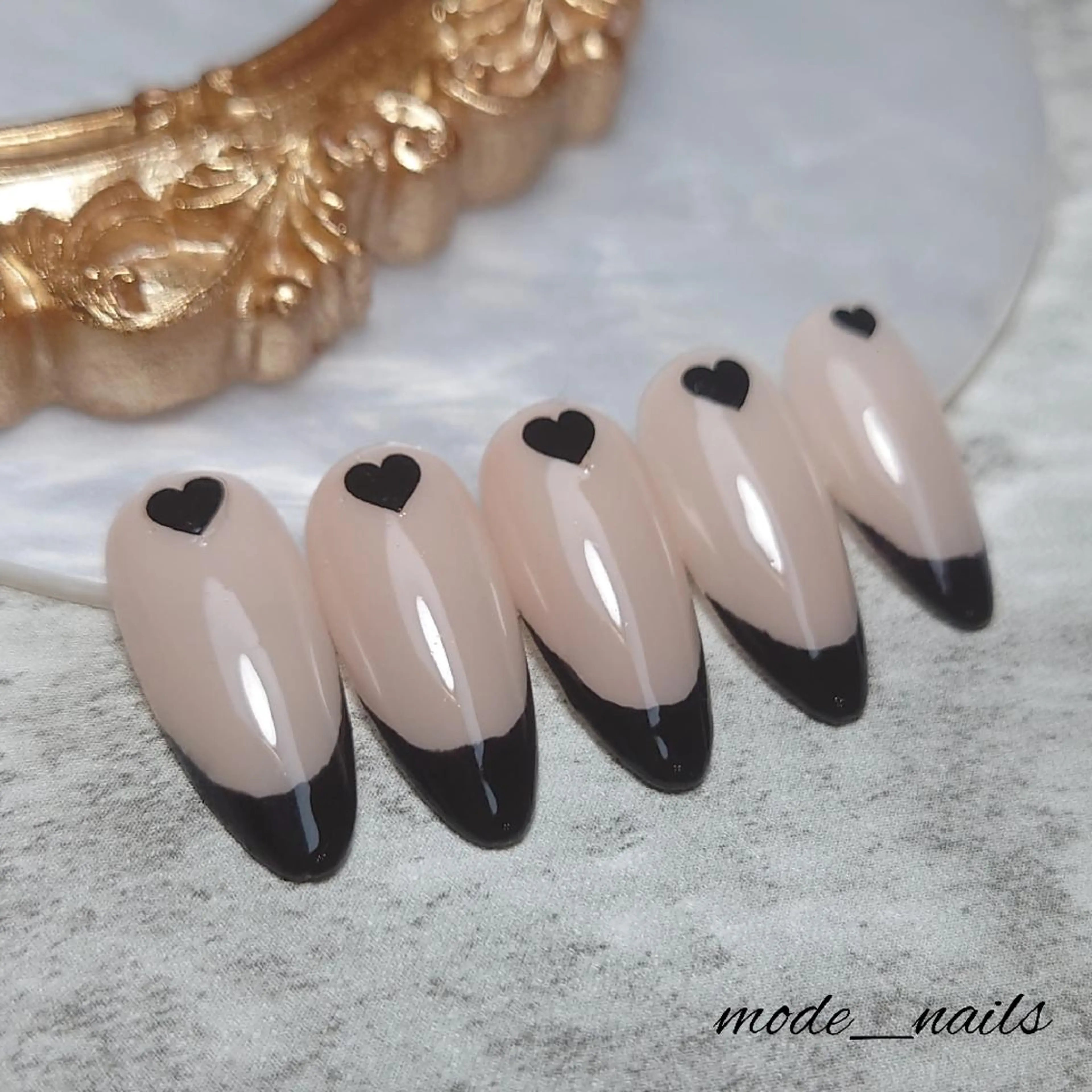 ネイル フレンチネイル 滋賀県草津市ネイル mode_nailsのネイルデザイン