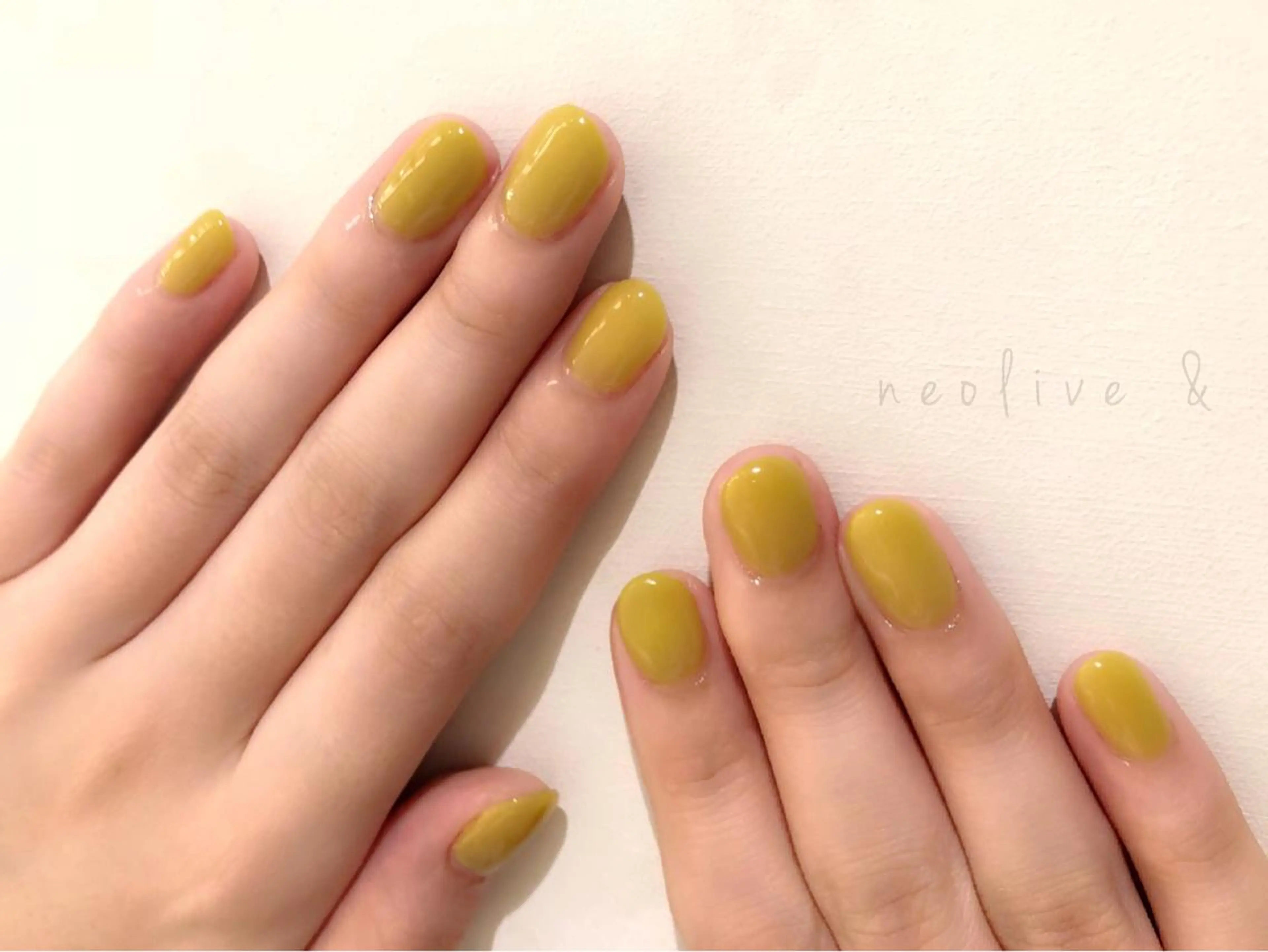 ネイル ワンカラーネイル ハンドネイル Yuriko Omi パラジェル/渋谷のネイルデザイン