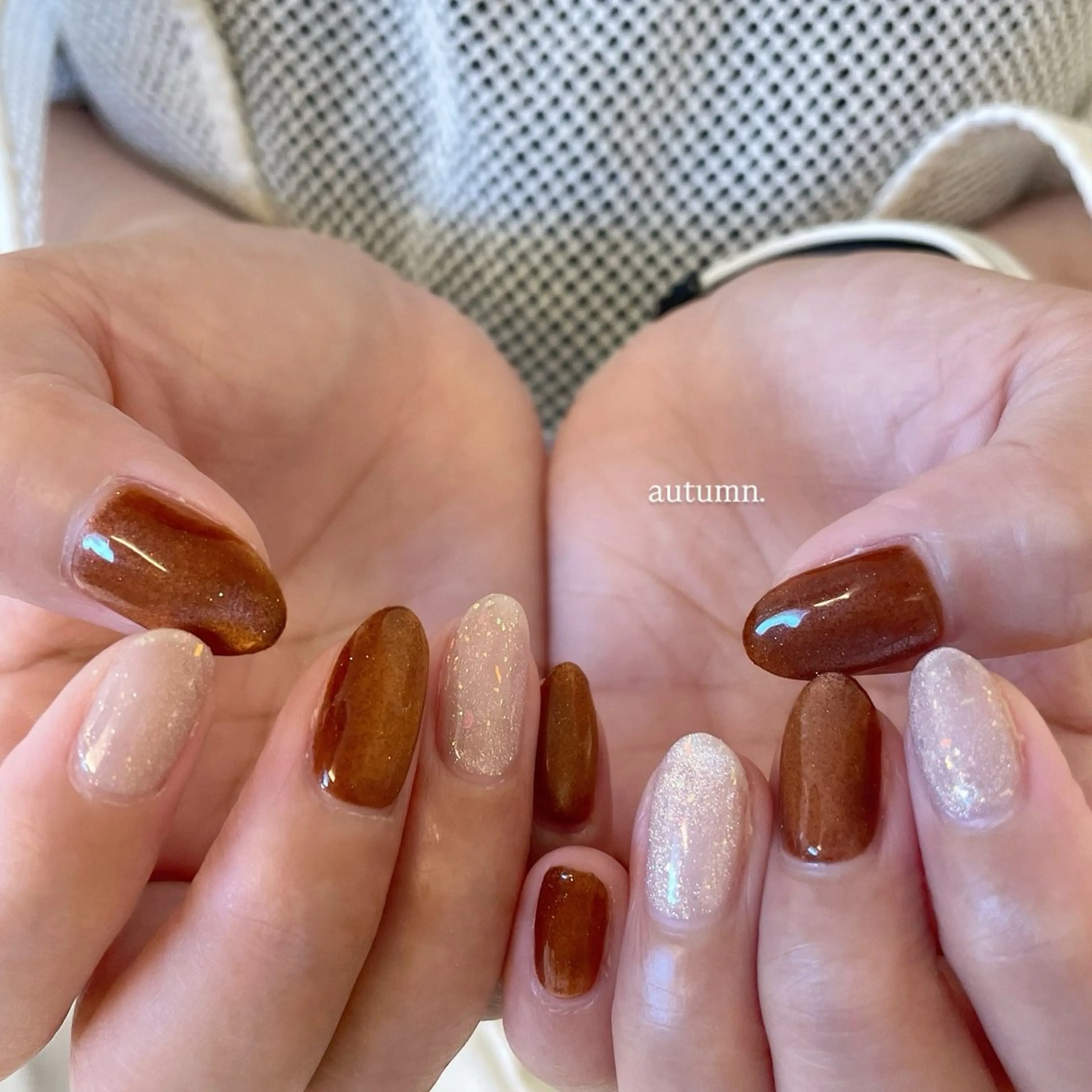 ネイル マグネットネイル シンプルネイル ハンドネイル Agapi所属・Agapi💐 momoのネイルデザイン
