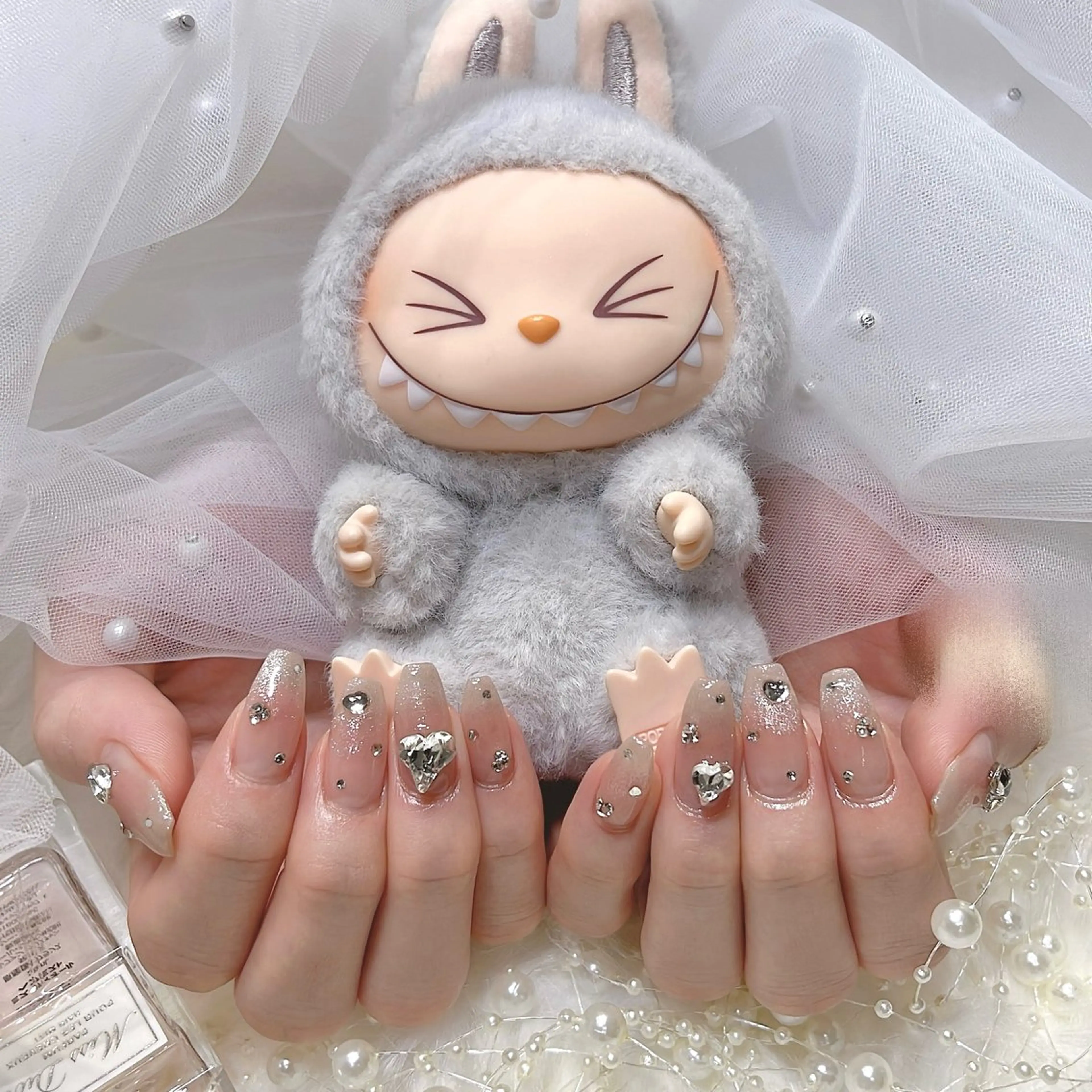 ネイル チークネイル マグネットネイル GO TODAY シェアサロン心斎橋Edel店所属・momoka 心斎橋nailのネイルデザイン