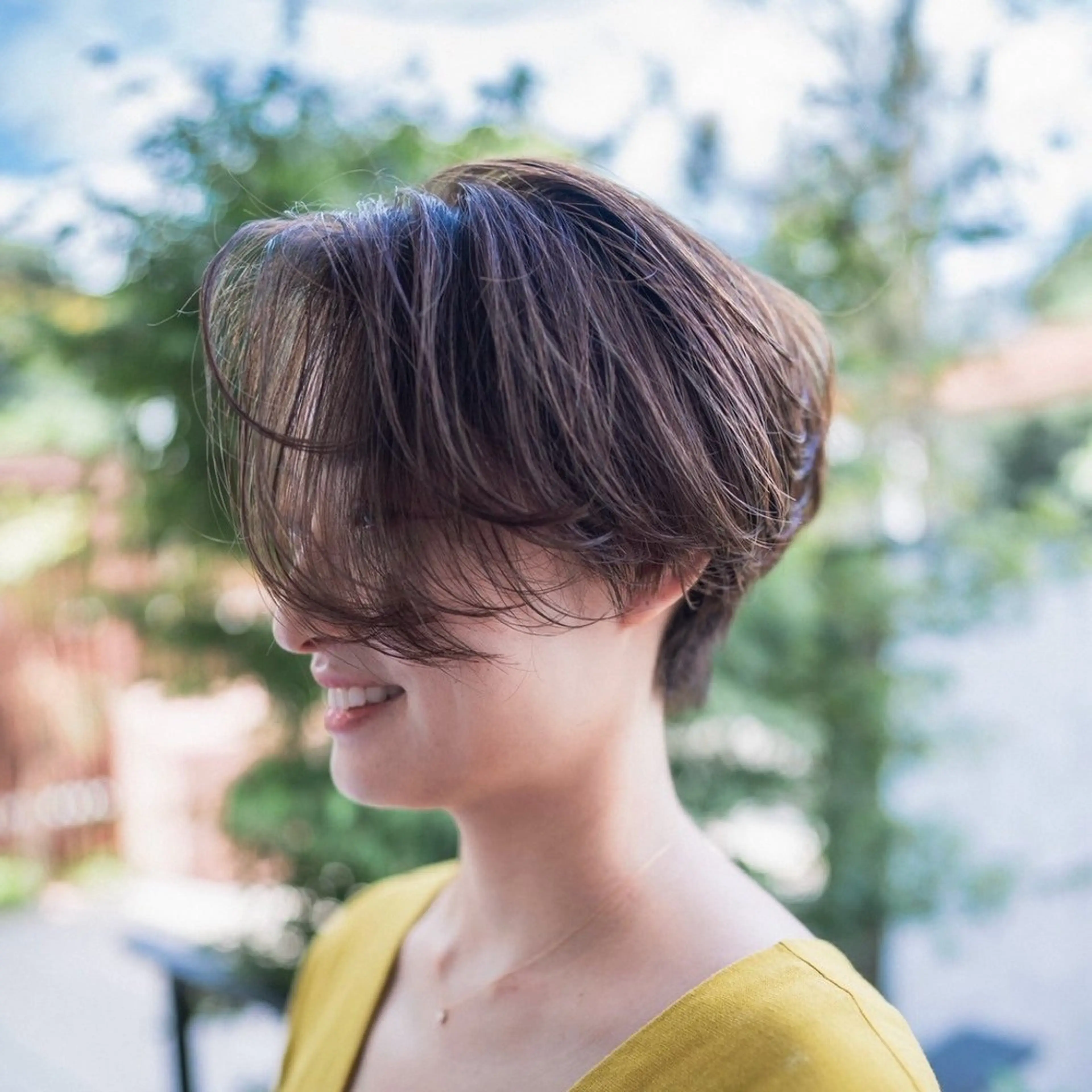 ショート カラー パーマ ⭐️ボブ/ショート りゅうしんのヘアスタイル