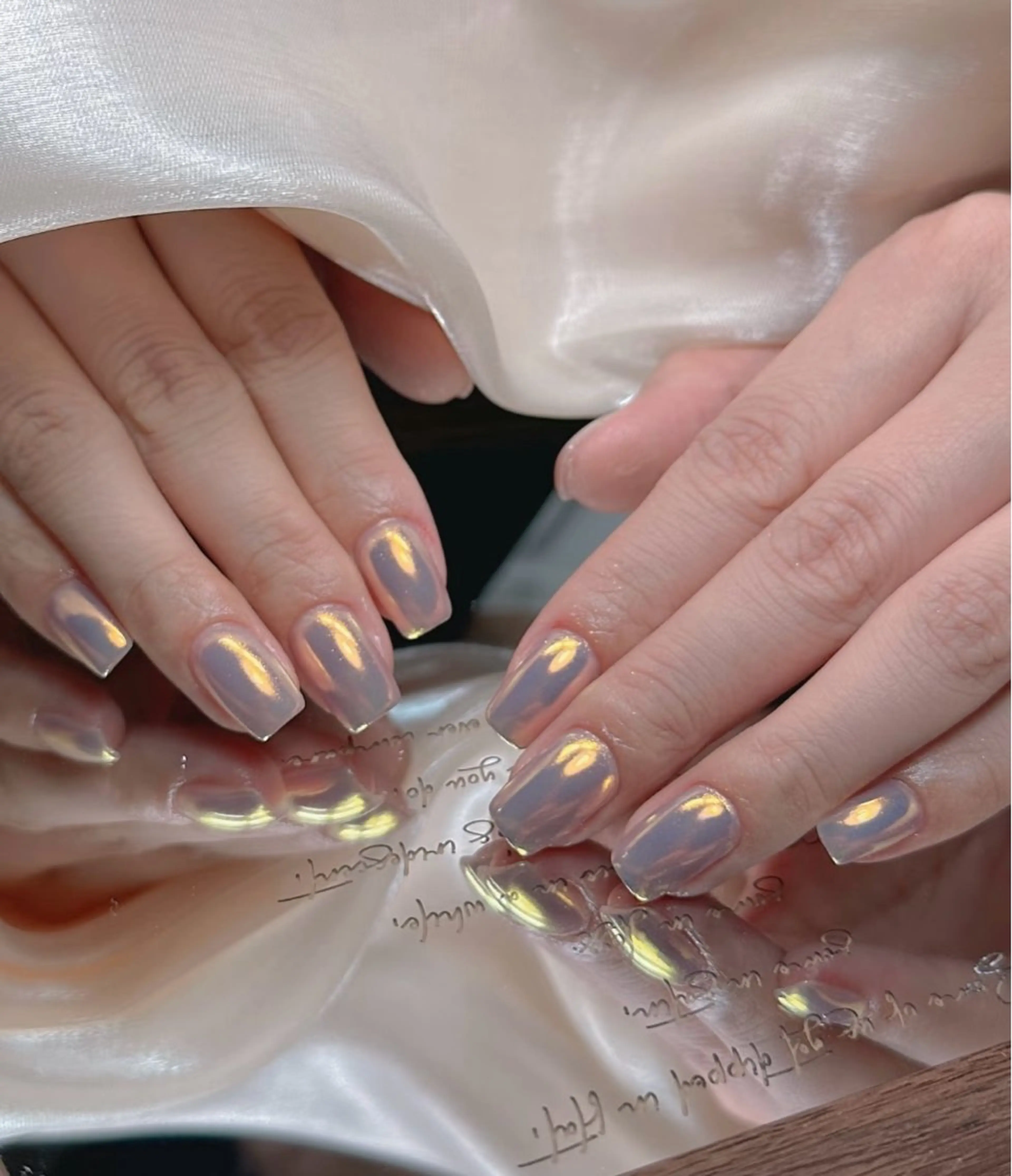 ネイル アートネイル べっ甲ネイル チークネイル 長さ出し フラッシュネイル ハンドネイル ハンドケア For you. Nail Salonのネイルデザイン