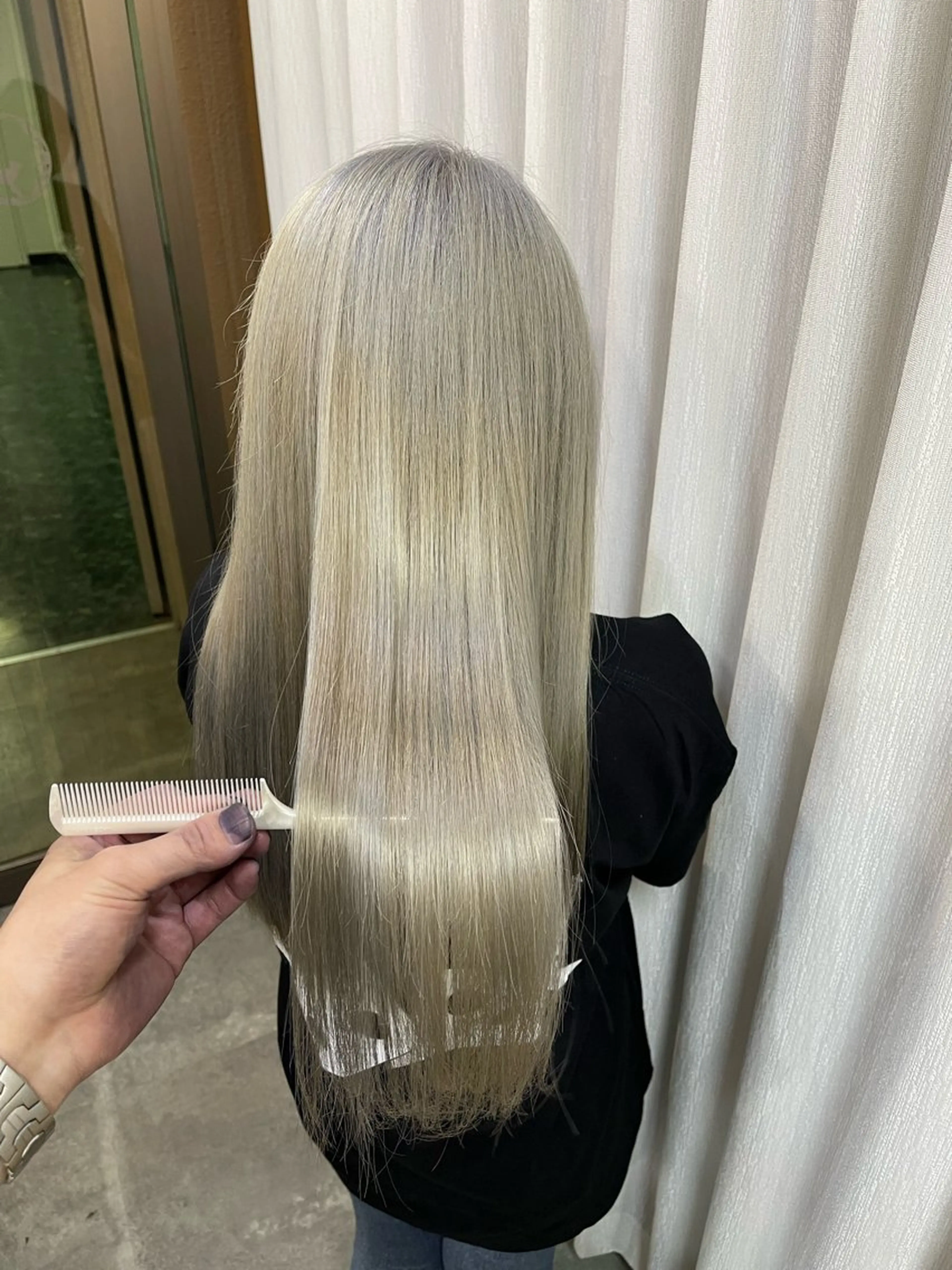 ロング カラー ブリーチ ケアブリーチ デザインカラー ダブルカラー 髪質改善 カット ヘアカラー トリートメント SOYON西大寺店所属・ダブルカラー/ 髪質改善💎安藤のヘアスタイル